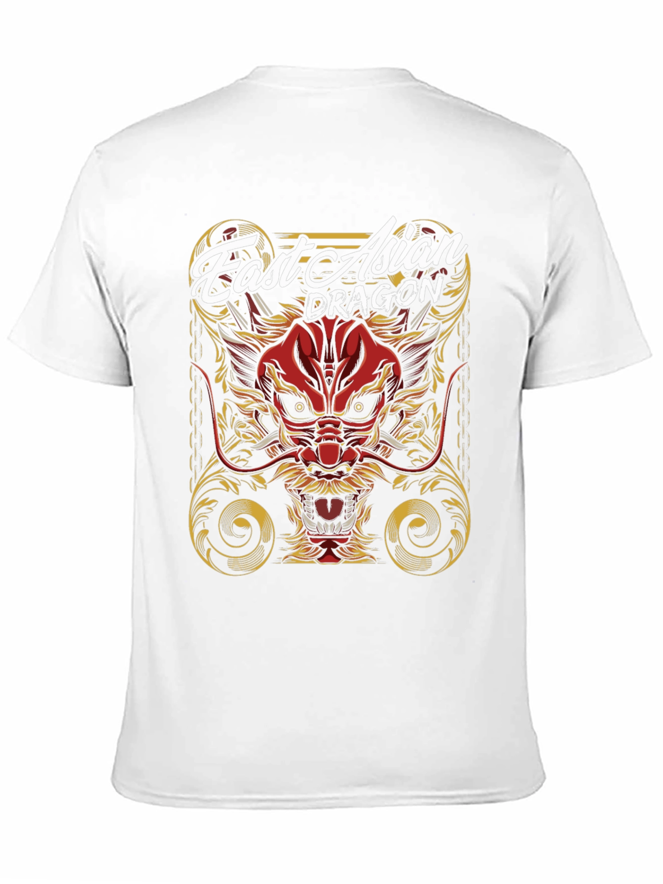 Black Fast Asian Dragon Graphic Tee view 11
