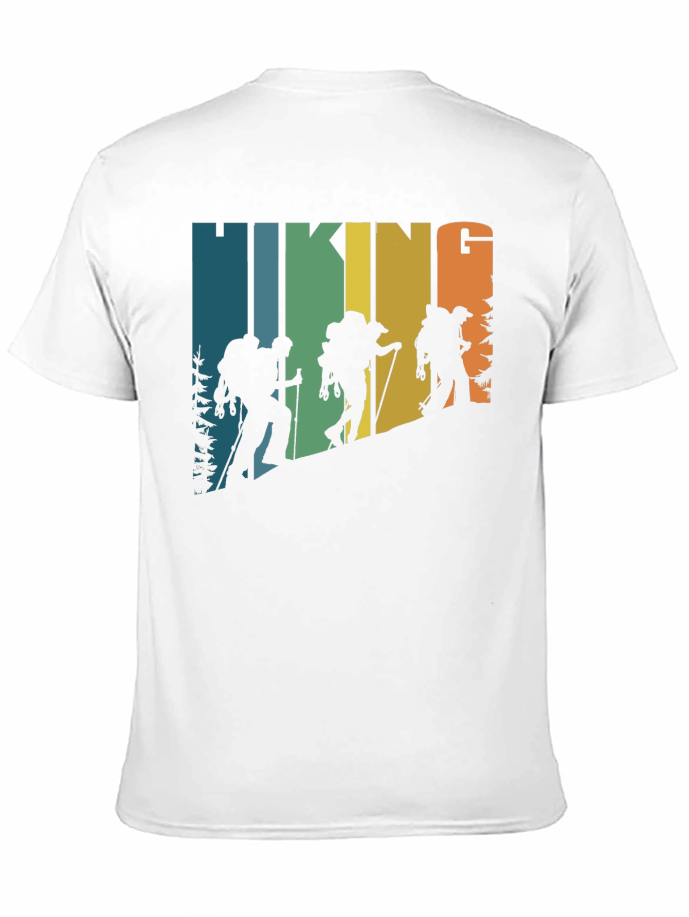 Black Hiking Retro T-Shirt Outdoor Adventure Tee view 11