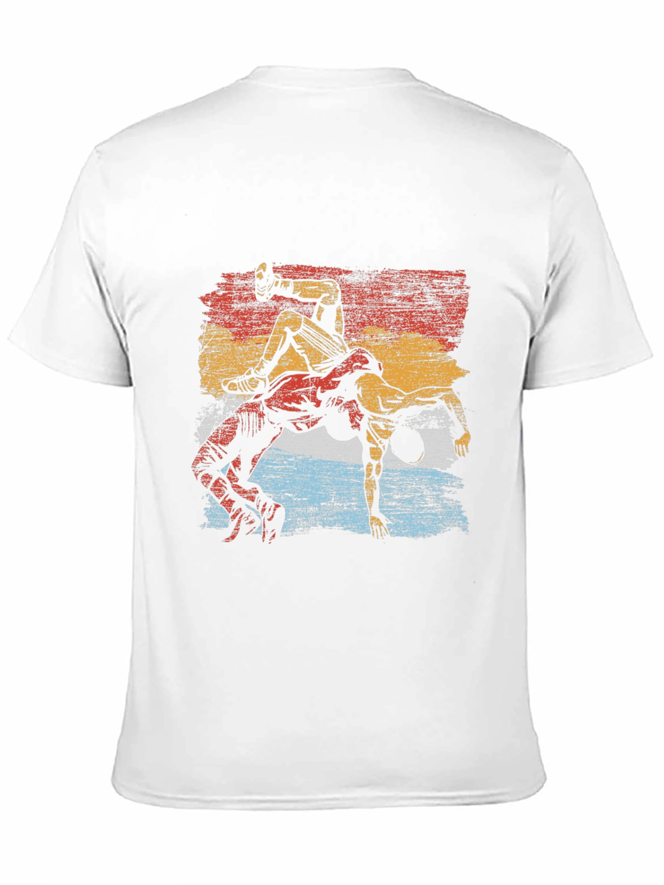 Black Wrestling Graphic Tee - Retro Style Black T-Shirt view 11