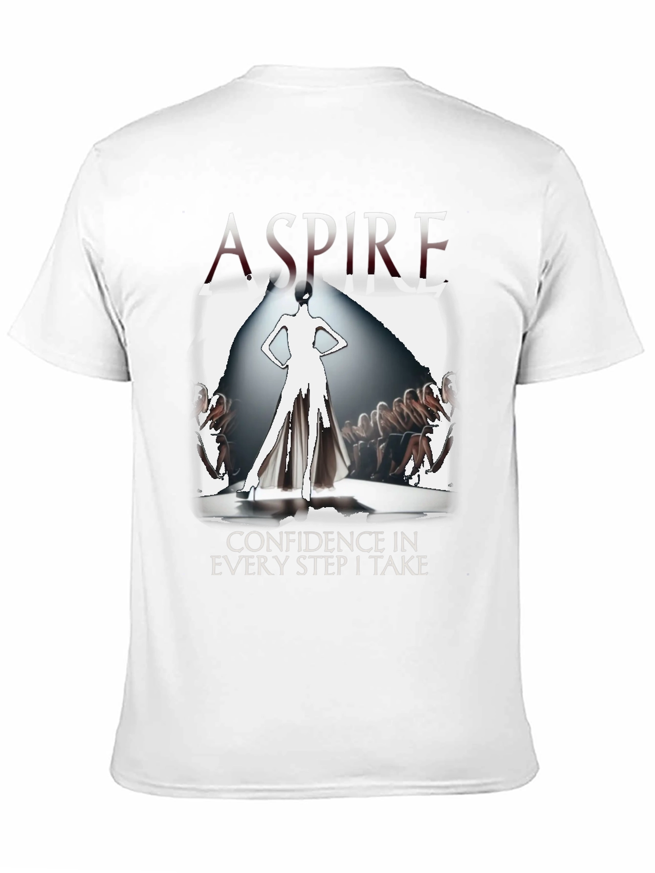 Black Aspire Confidence Graphic T-Shirt - Unisex view 11