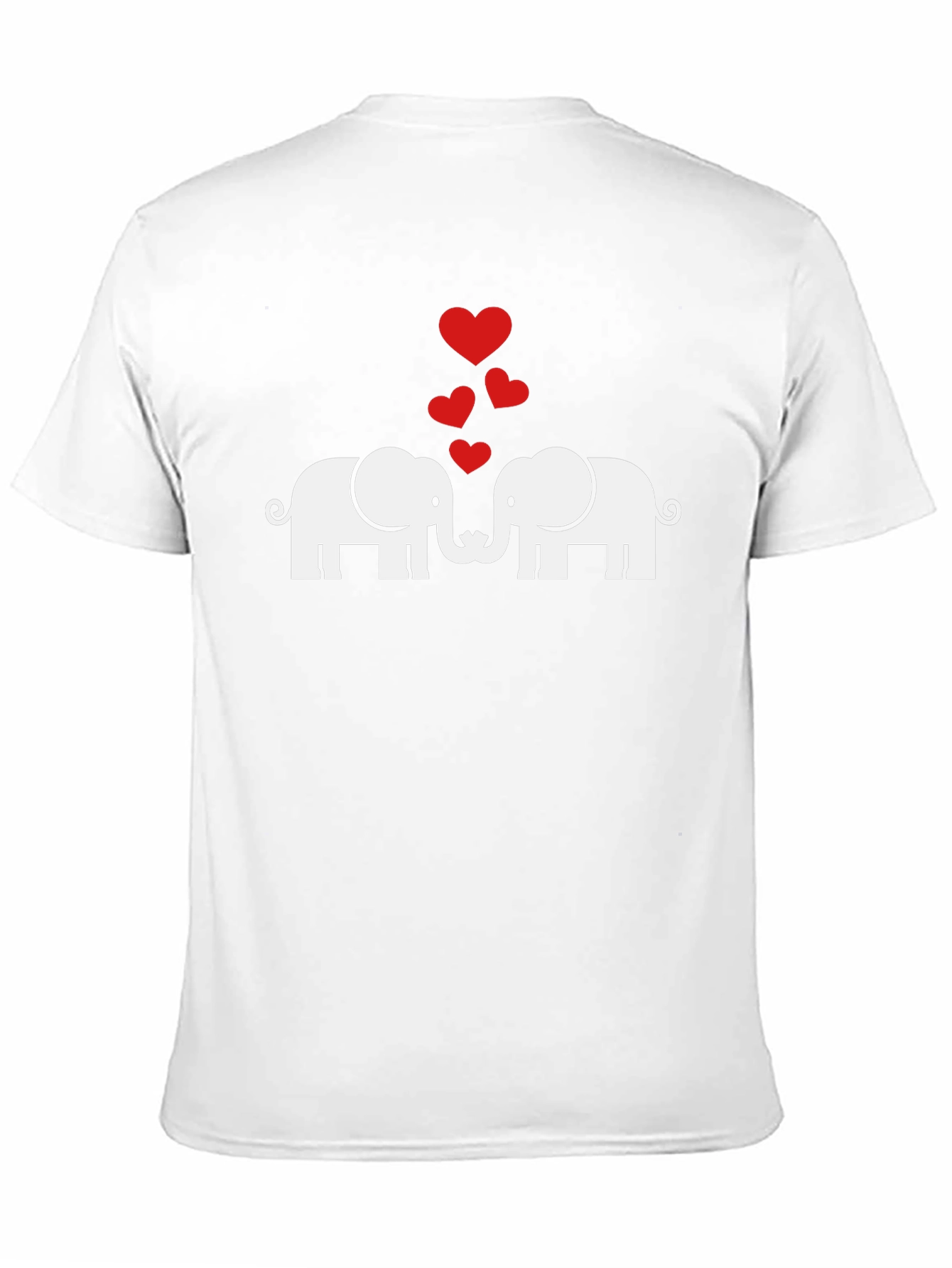 Black Elephant Love Graphic T-Shirt - Soft Cotton Blend view 11