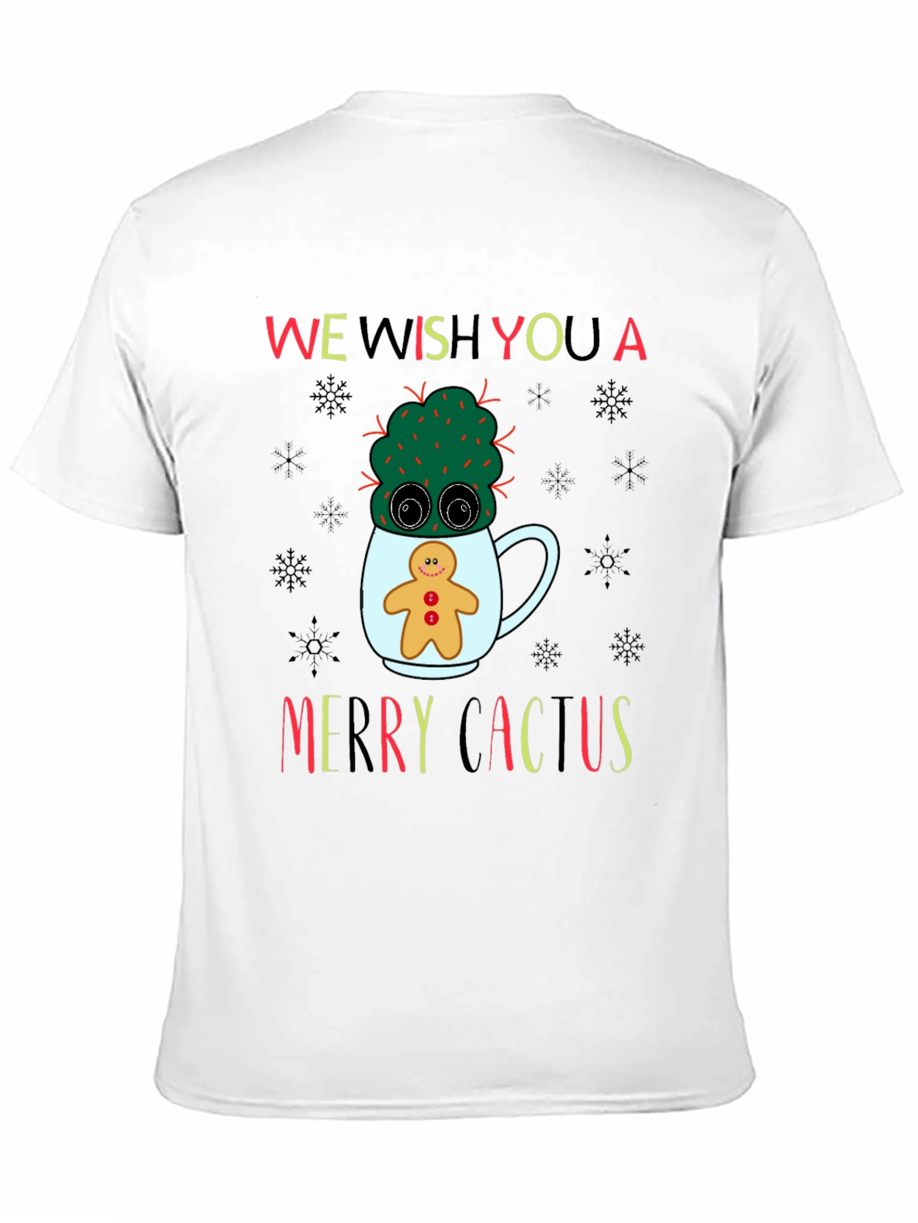 Merry Cactus Holiday T-Shirt - 11