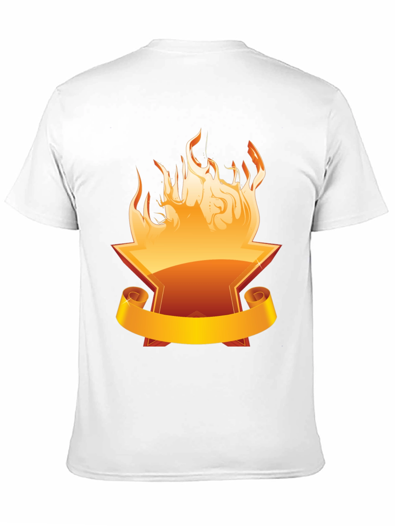 Black Fiery Anvil Graphic Tee - Bold Black Cotton Shirt view 11