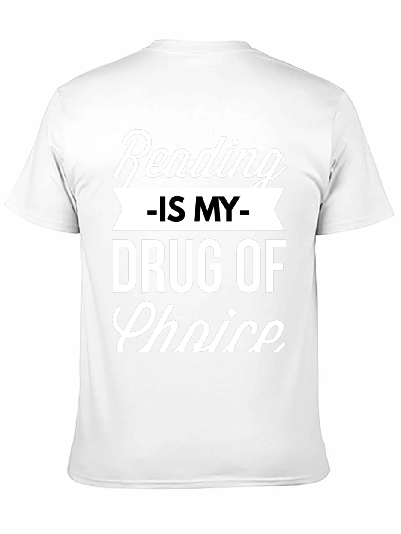 Black Reading Is My Drug Choice T-Shirt view 11