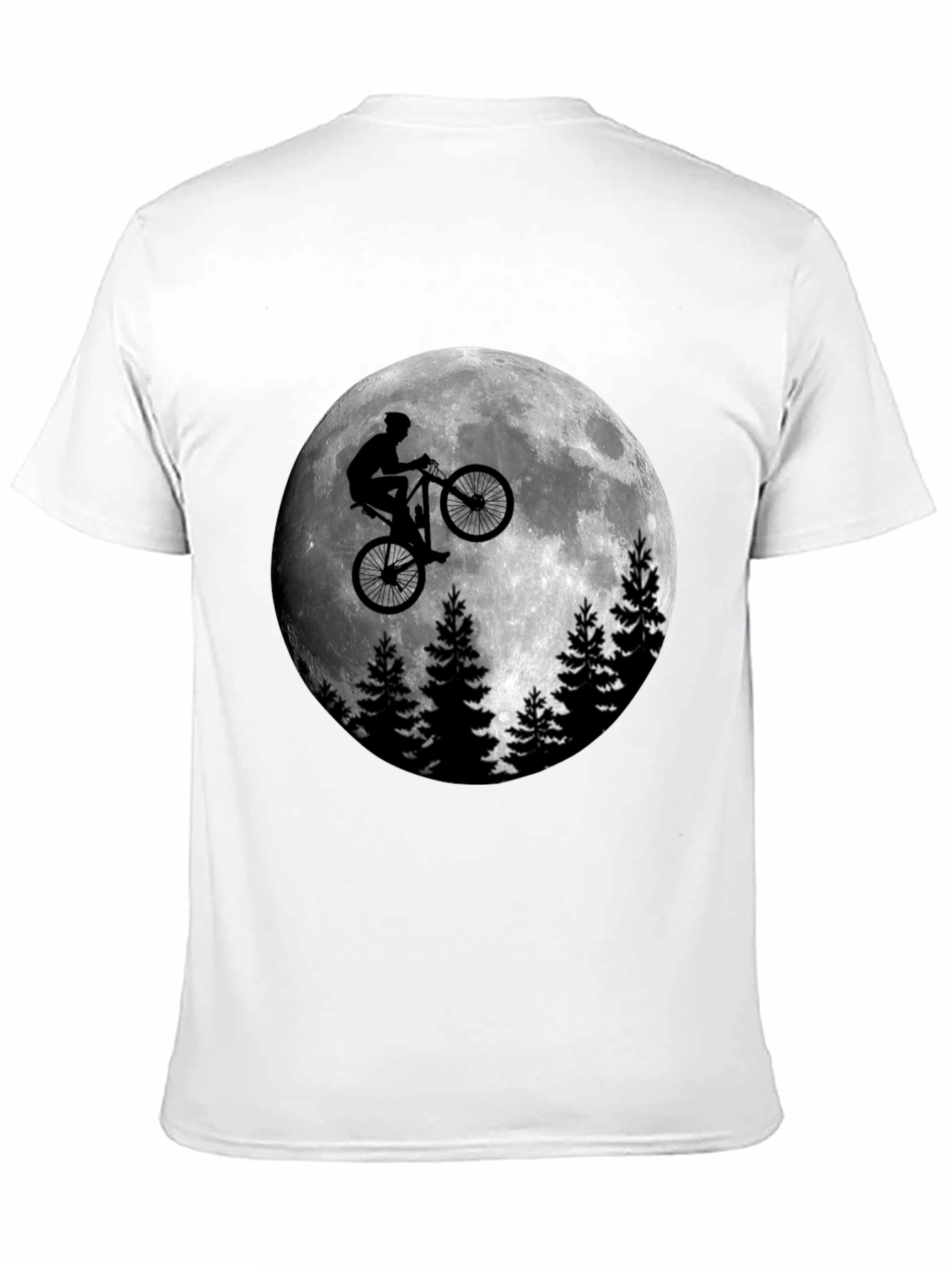 Moon Rider Graphic T-Shirt - Men's Black Tee - 11