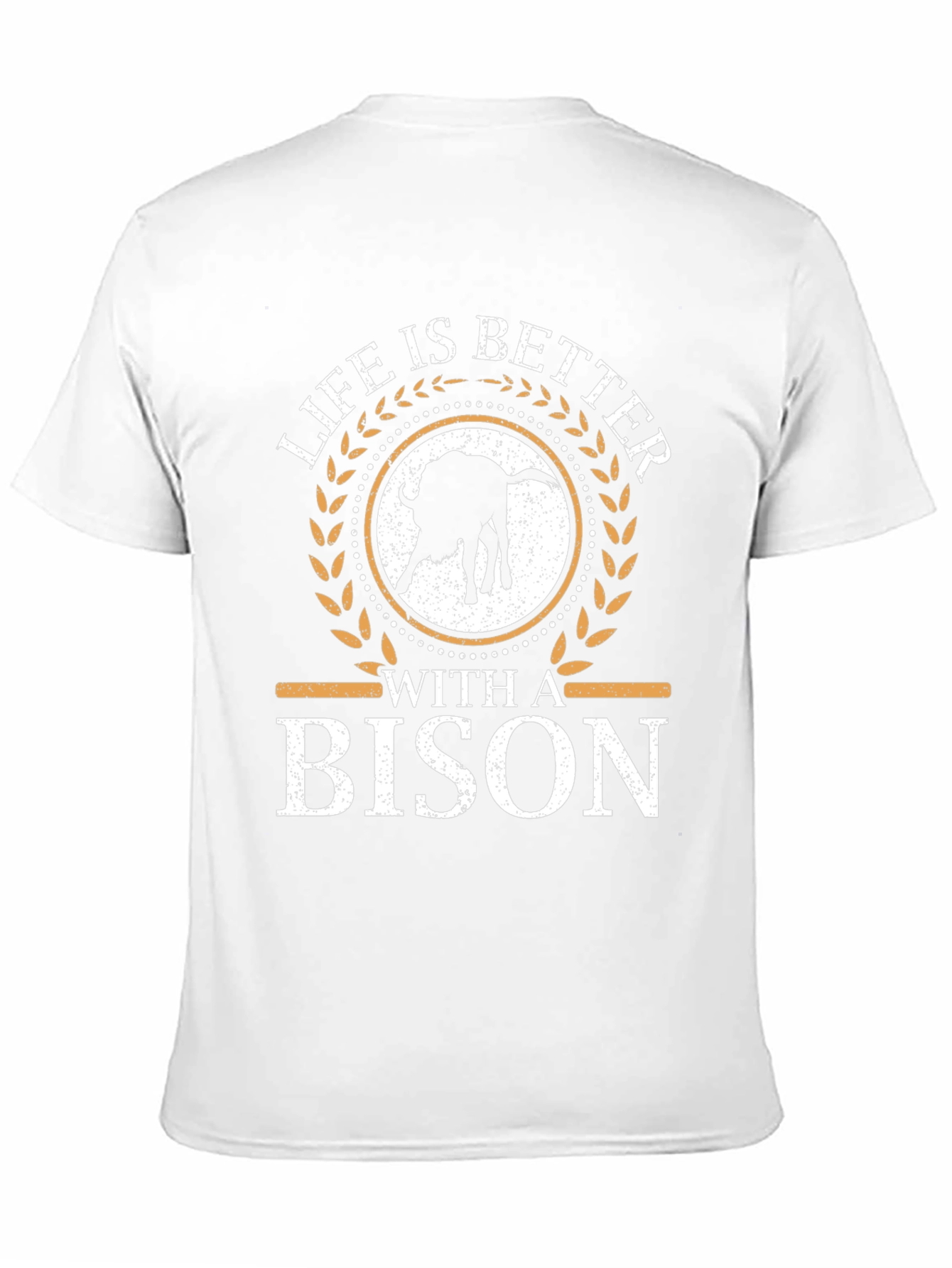Black Life is Better With a Bison Graphic Tee view 11