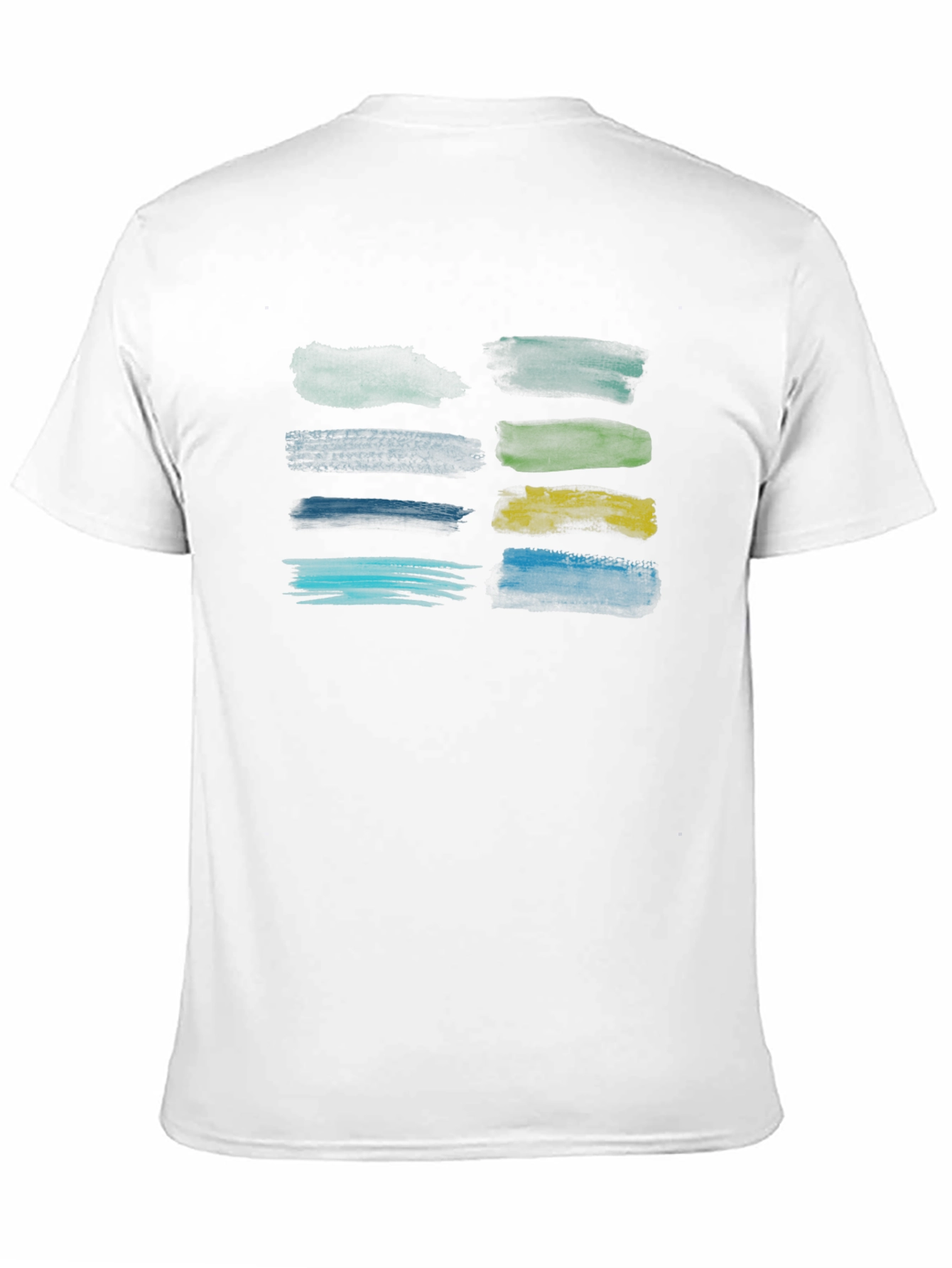Black Brush Stroke Graphic Tee - Artistic Design view 11