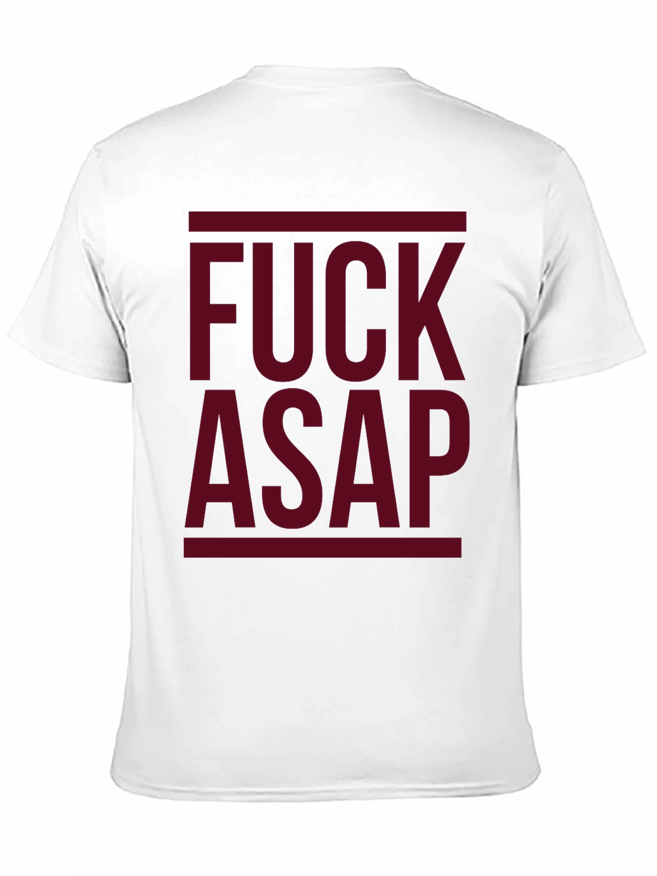 Black F*ck ASAP Graphic T-Shirt - Bold Statement Tee view 11