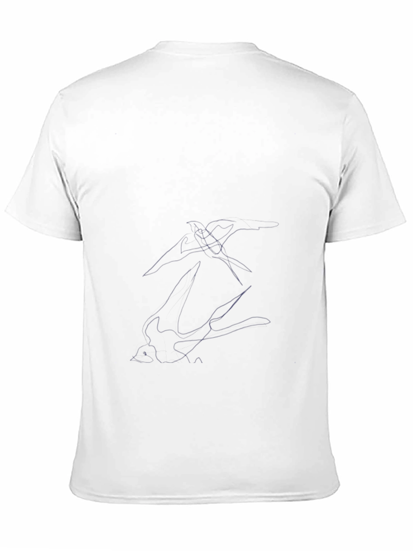 Black Men's Solid Black Crew Neck T-Shirt view 11