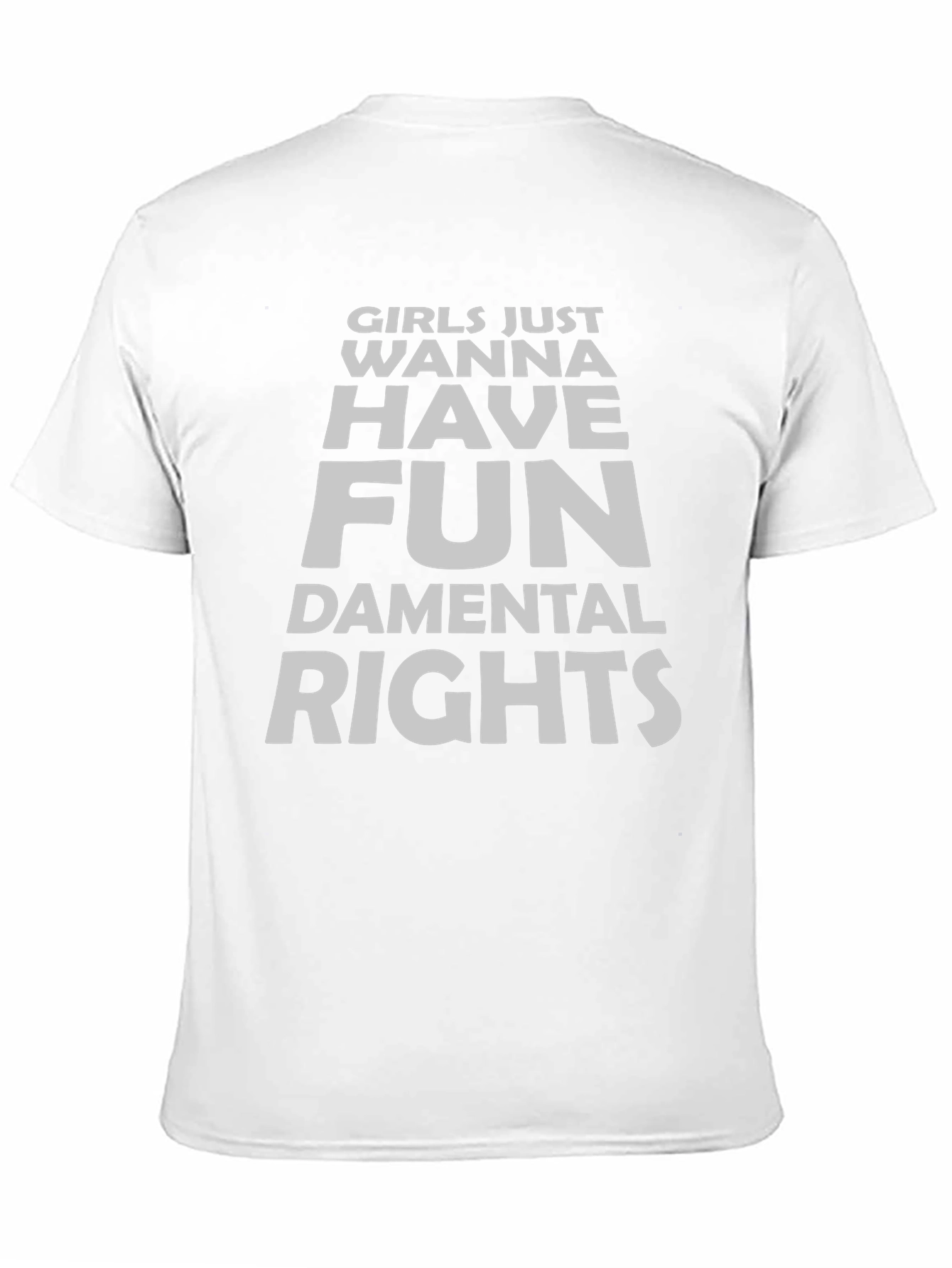 Black Girls Wanna Have Fun Rights T-Shirt - Black view 11