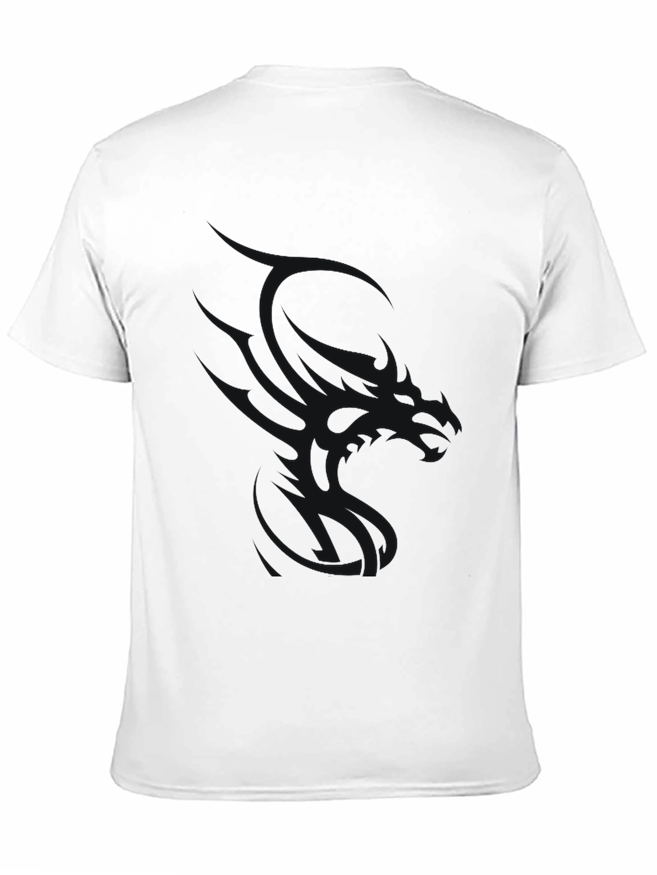 Black Men's Black Crew Neck Short Sleeve T-Shirt view 11