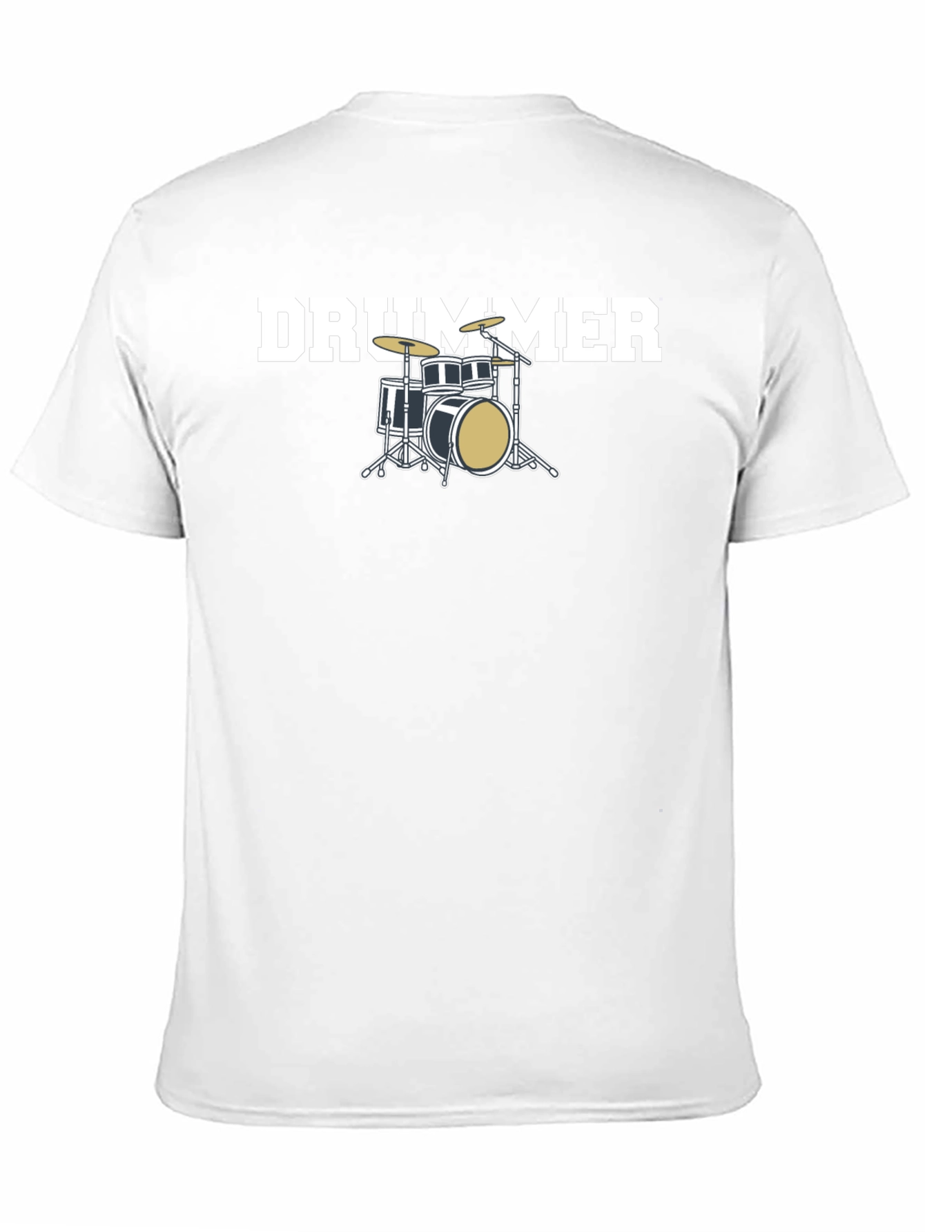 Black Drummer T-Shirt - Music Lover Tee view 11