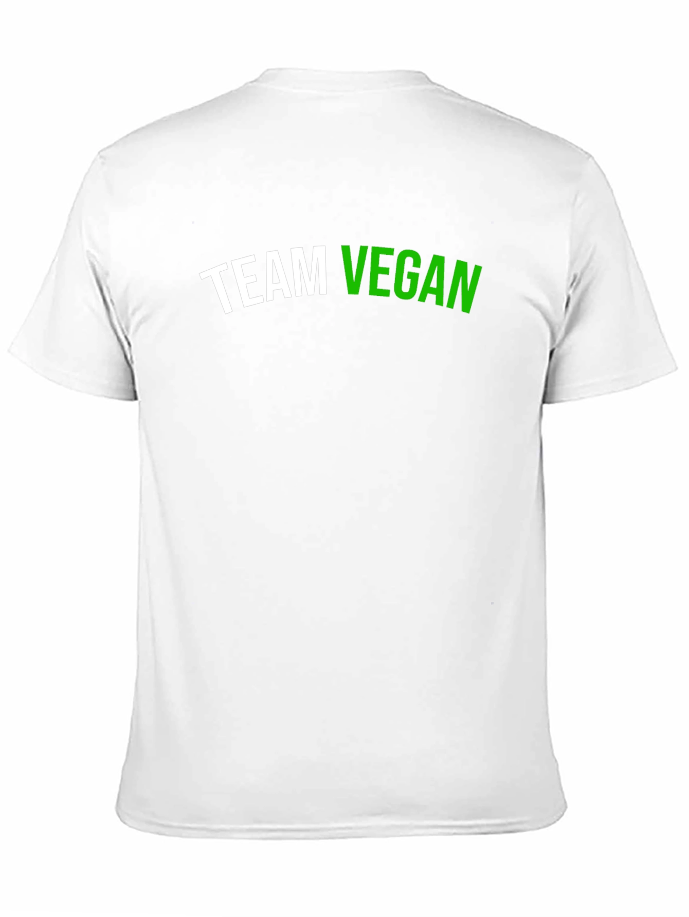 Black Team Vegan Graphic T-Shirt - Black view 11