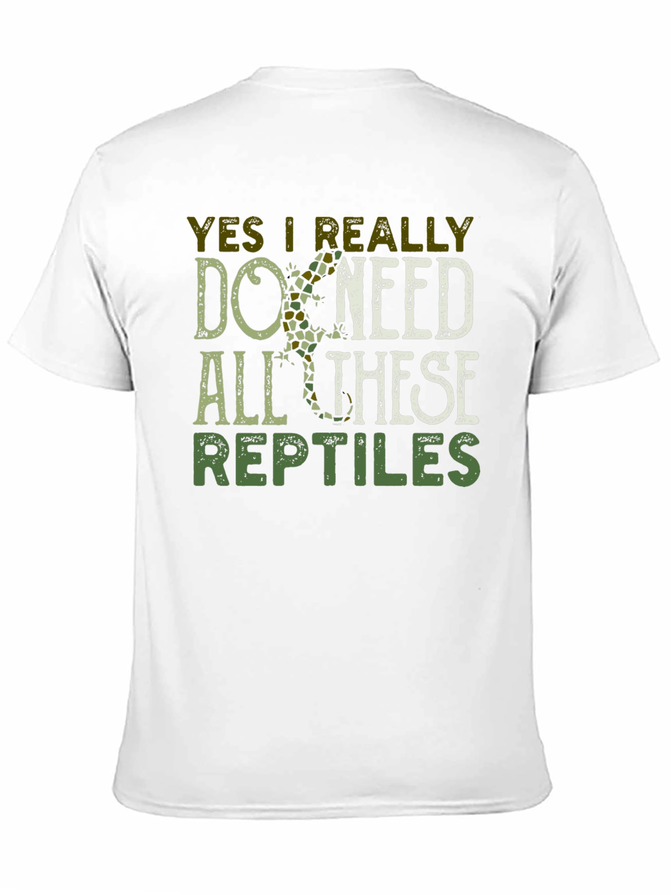 Black Yes I Really Do Need All These Reptiles T-Shirt view 11