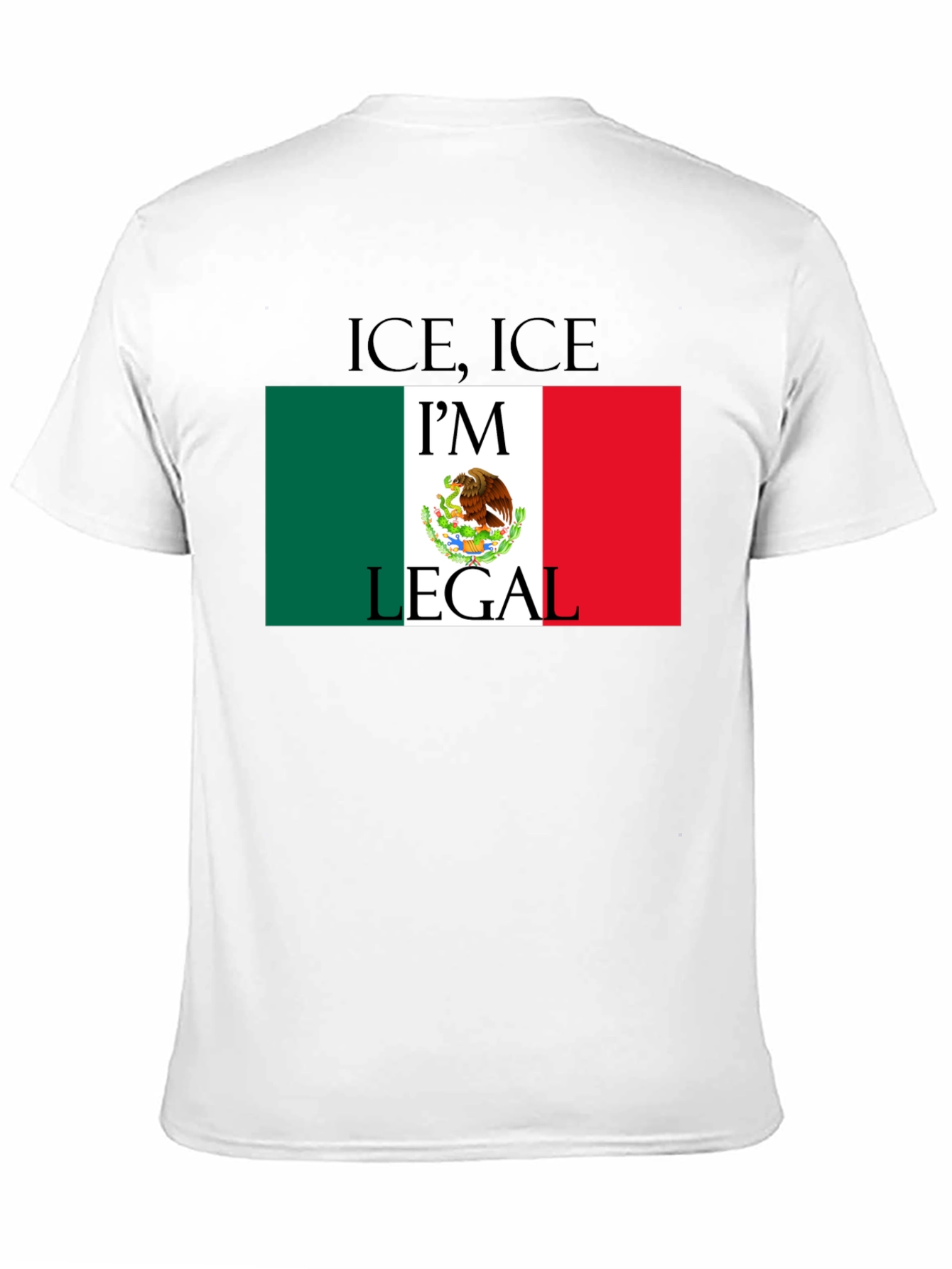 Black I'm Legal - Novelty Graphic T-Shirt view 11