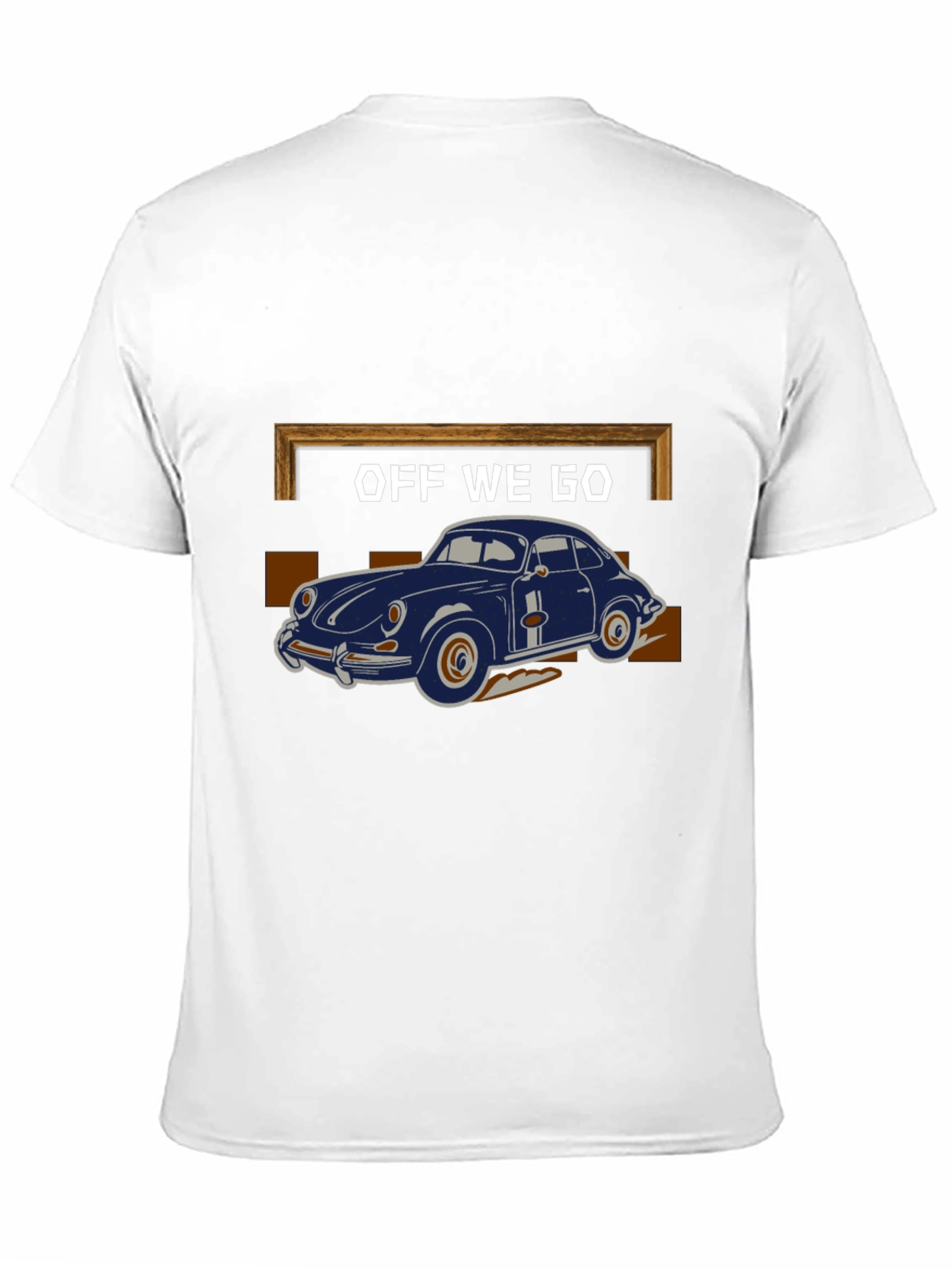 Black Off We Go Car Graphic T-Shirt view 11