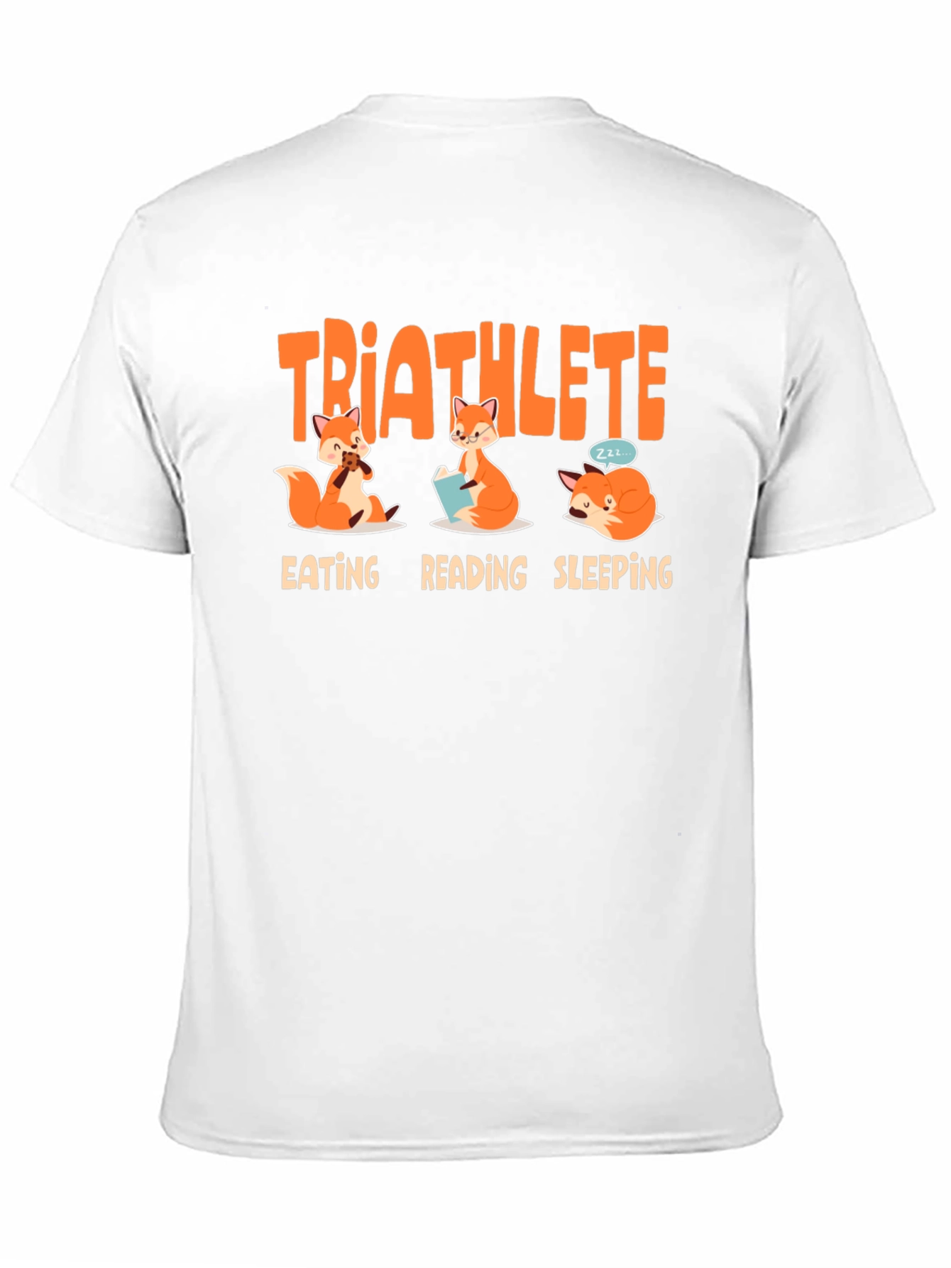 Black Triathlete Fox Graphic Tee view 11