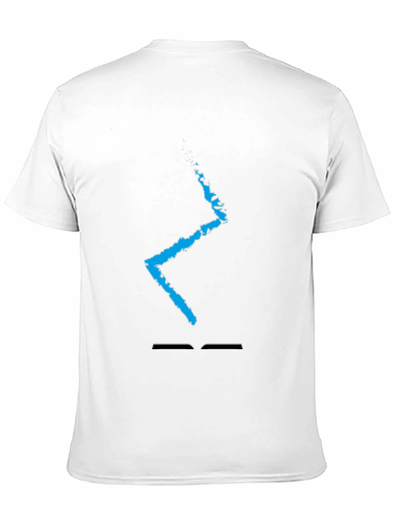 Black Modern Graphic Print Black T-Shirt view 11