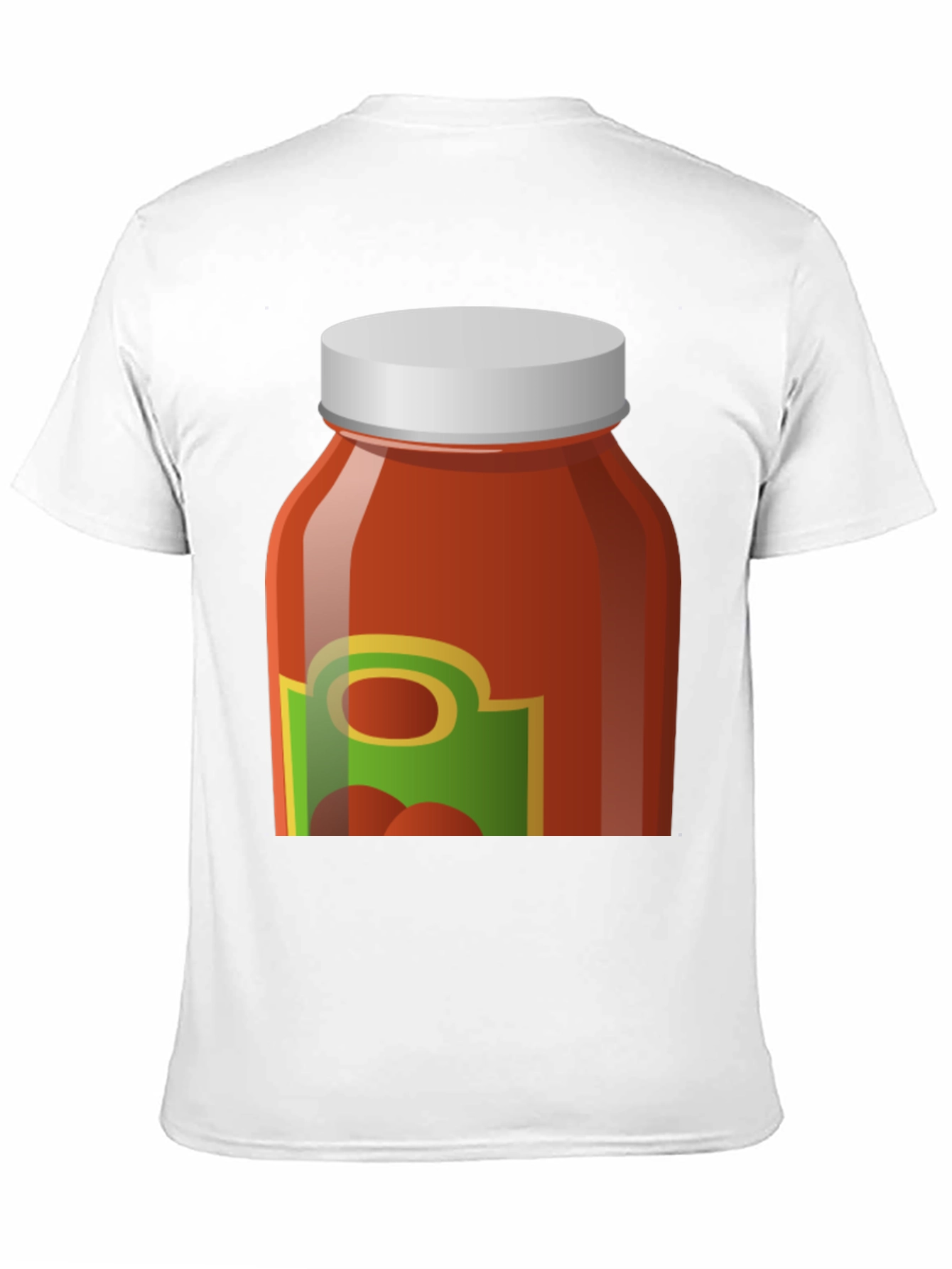 Black Tomato Sauce Jar Graphic Tee - Novelty T-Shirt view 11