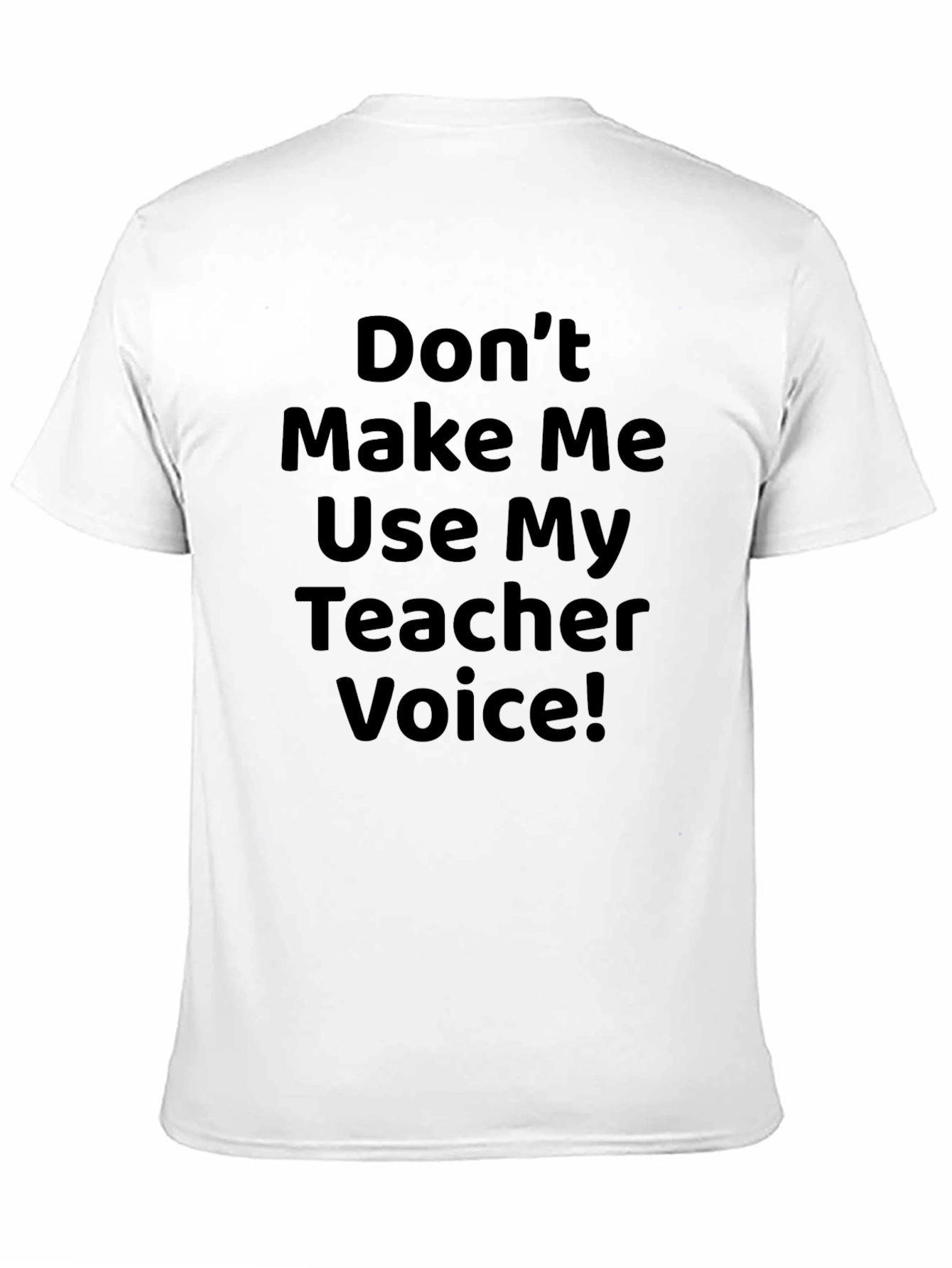 Black Teacher Voice T-Shirt - Funny Teacher Gift view 11