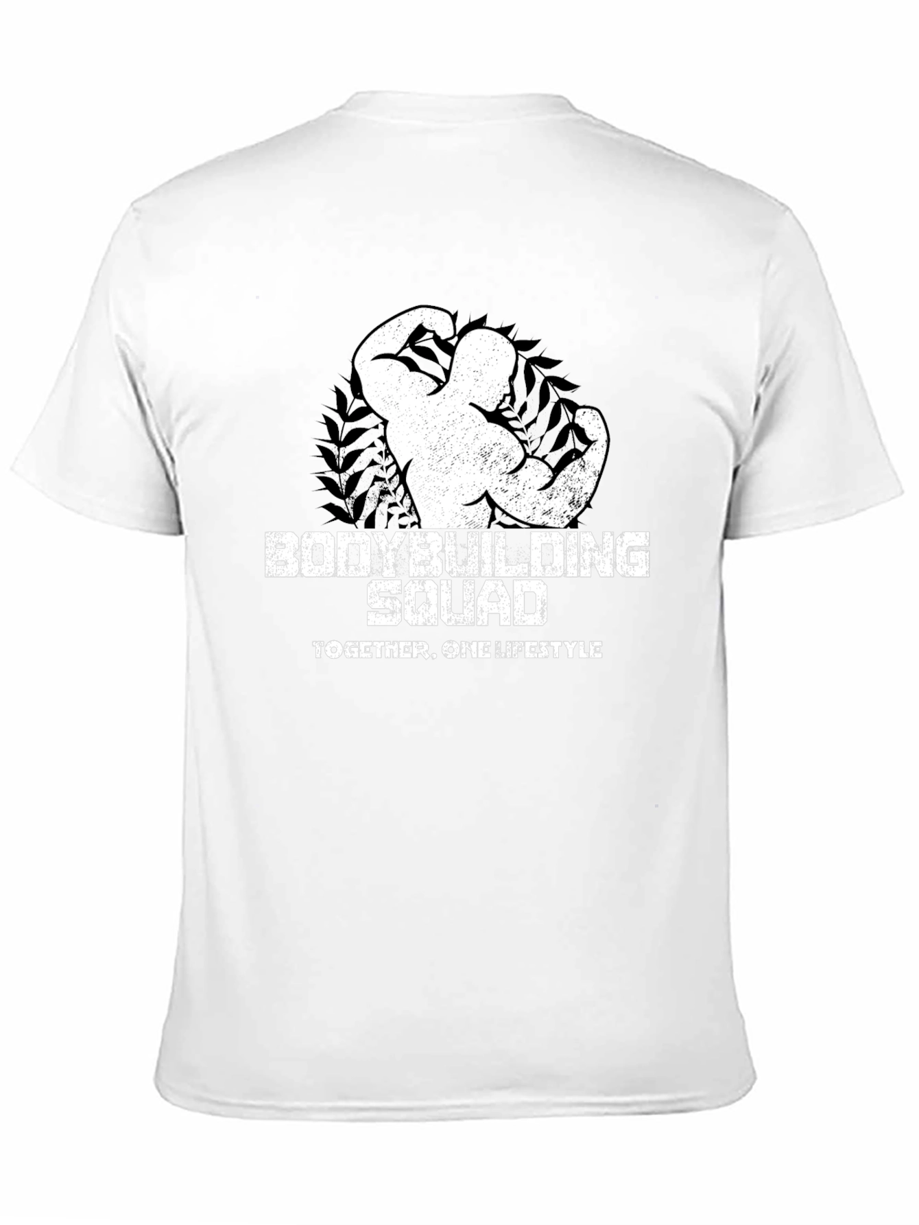 Black Bodybuilding Squad Black T-Shirt view 11