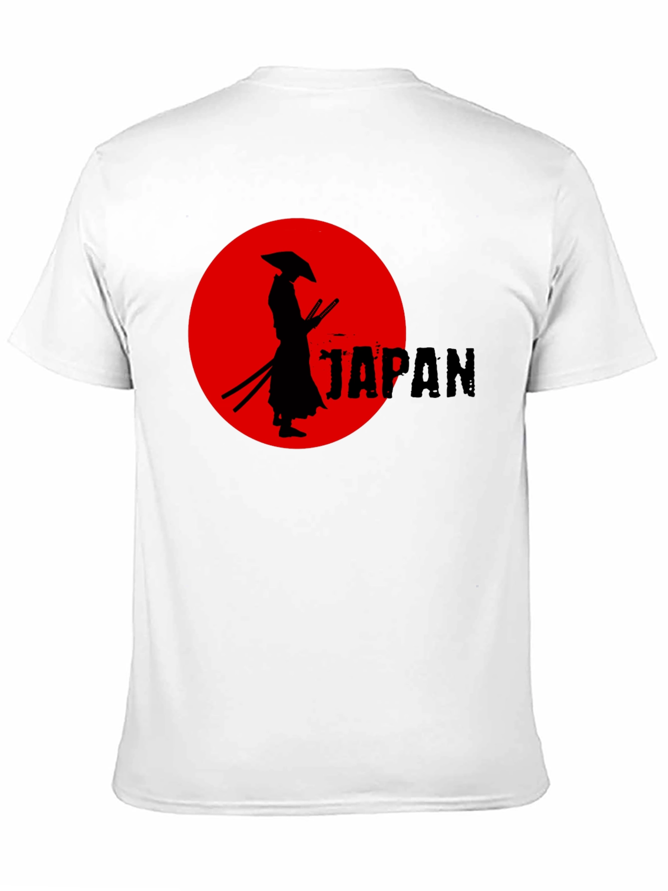 Black Samurai Japan Graphic Tee - Cool Black T-Shirt view 11