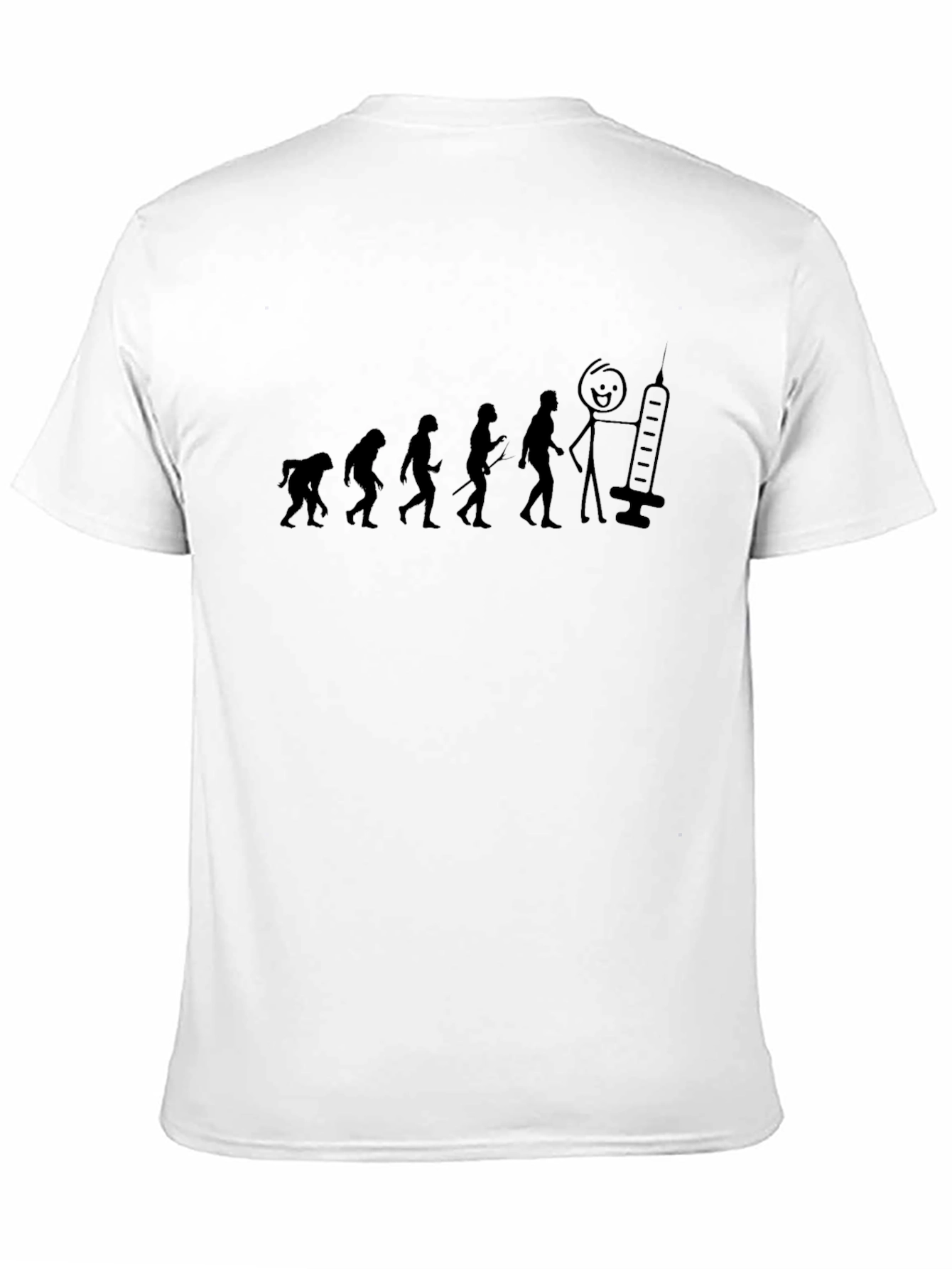 Black Evolution of Man T-Shirt view 11