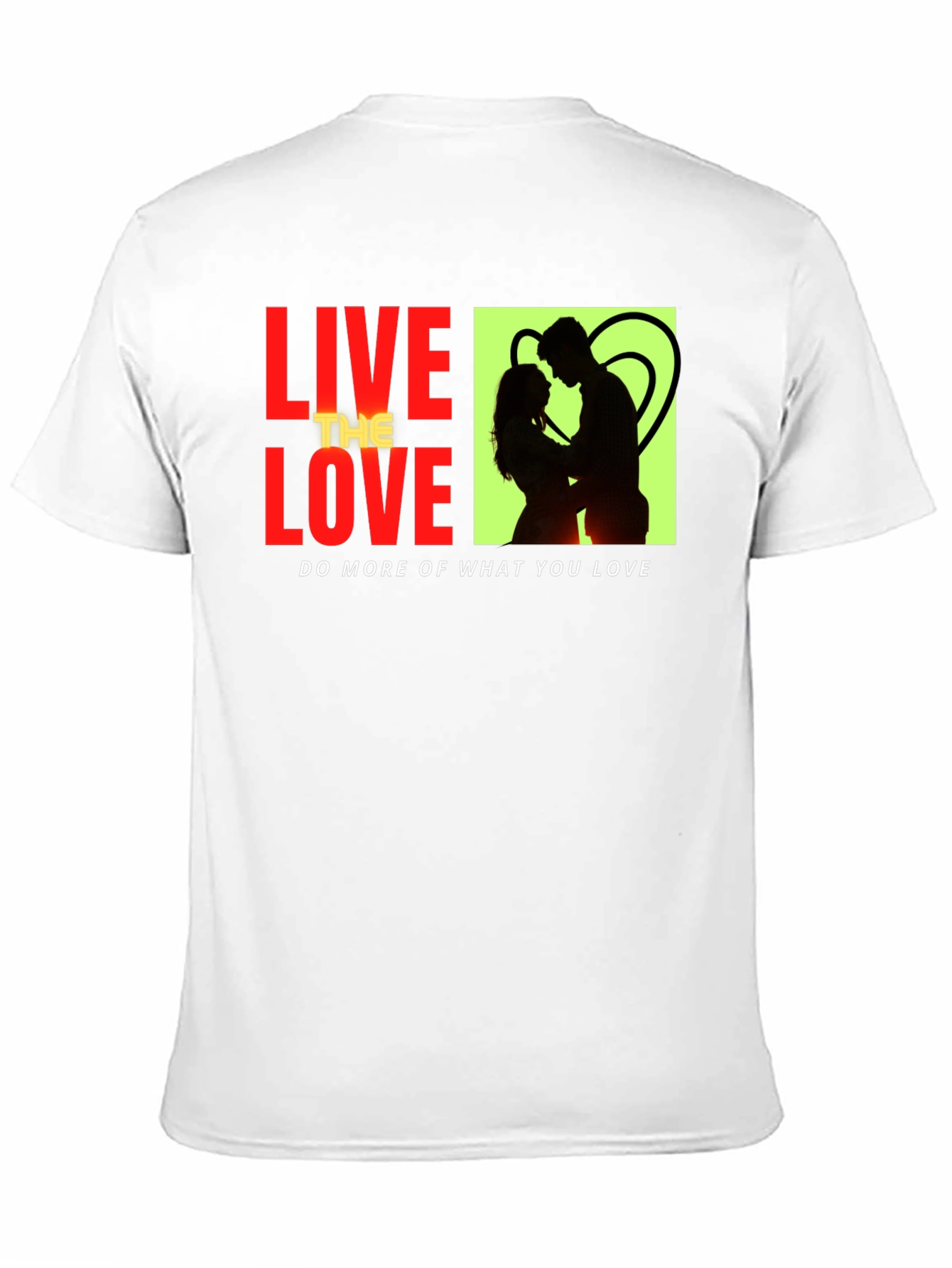 Black Live the Love Graphic Tee view 11