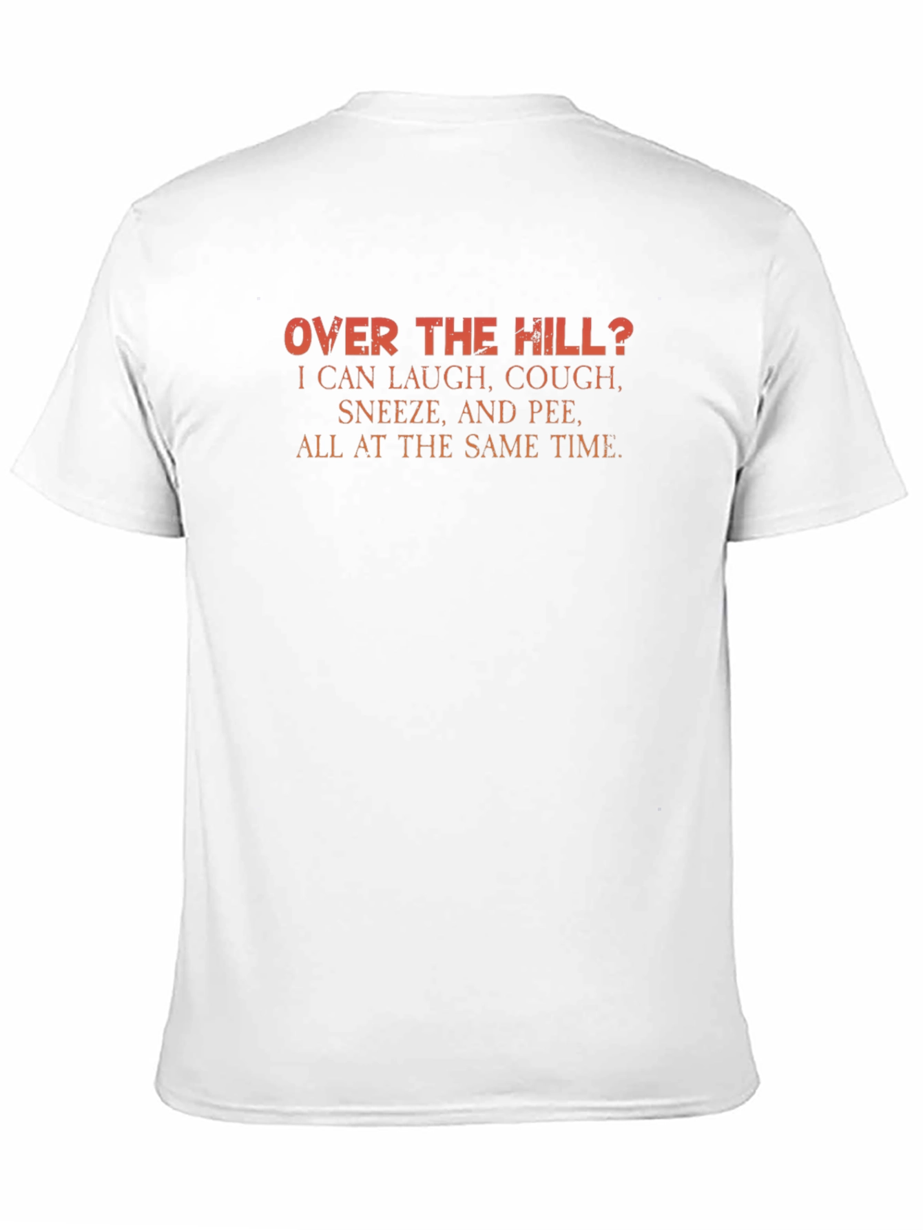 Black Funny "Over the Hill" Graphic T-Shirt view 11