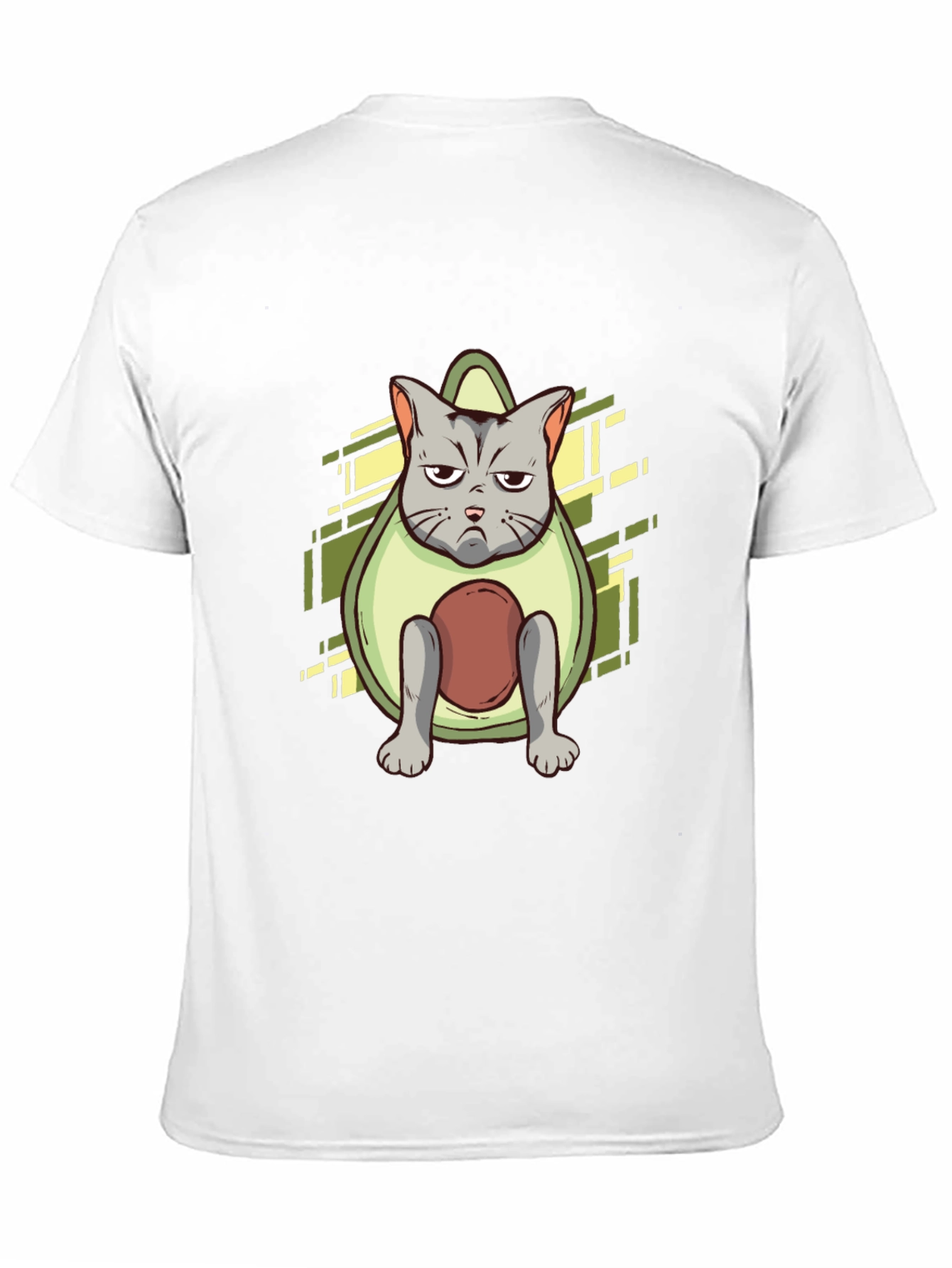 Black Avocado Cat Graphic Tee - Unique Design view 11