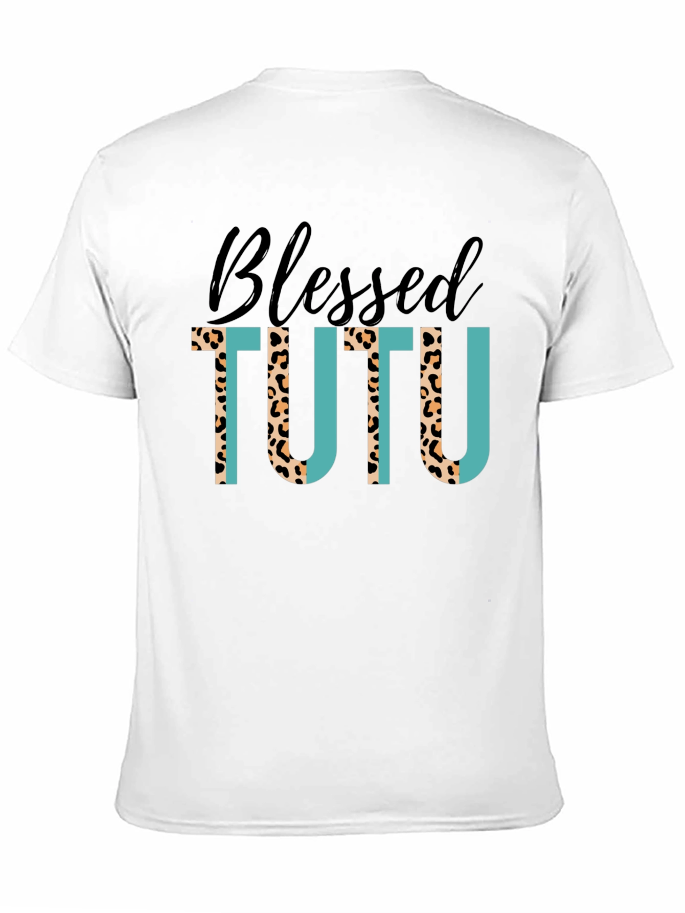 Black Blessed Tutu T-Shirt: Stylish Graphic Tee view 11