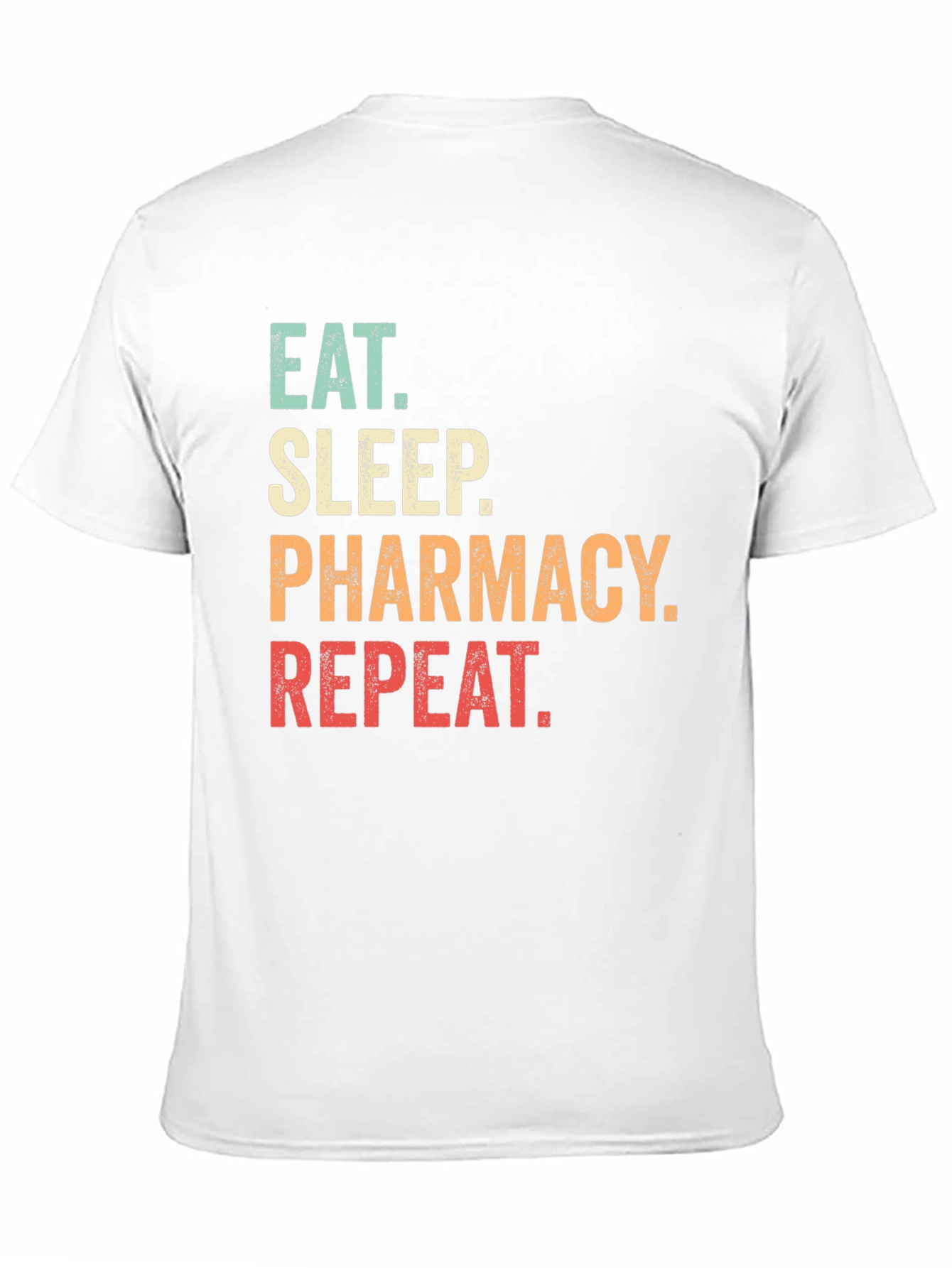 Black Eat Sleep Pharmacy Repeat T-Shirt view 11