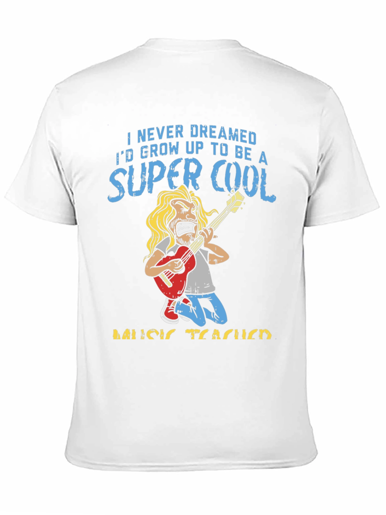 Black Super Cool Music Teacher T-Shirt view 11