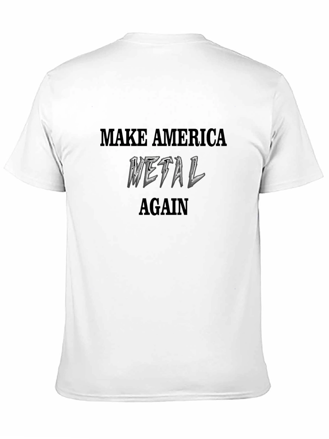 Black Make America Metal Again Black T-Shirt view 11