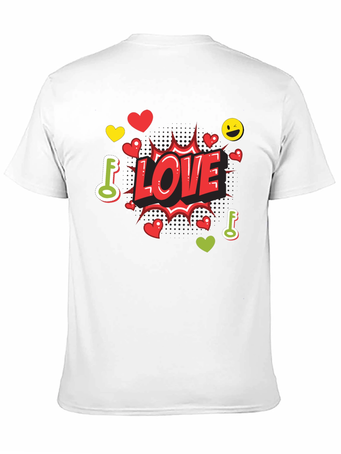Black Love T-Shirt, Romantic Graphic Tee view 11