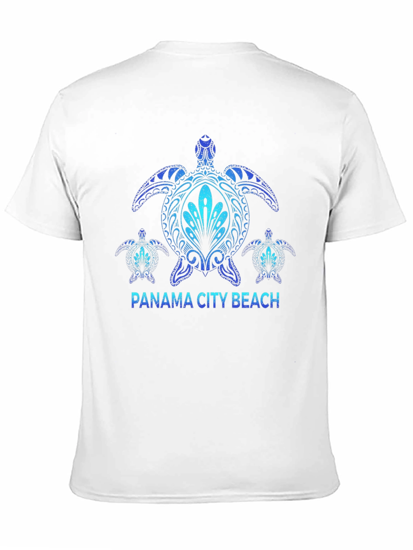 Black Panama City Beach Turtle Graphic T-Shirt view 11