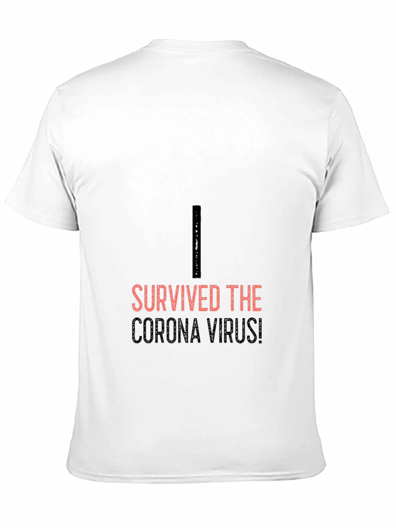 Black I Survived The Corona Virus T-Shirt view 11
