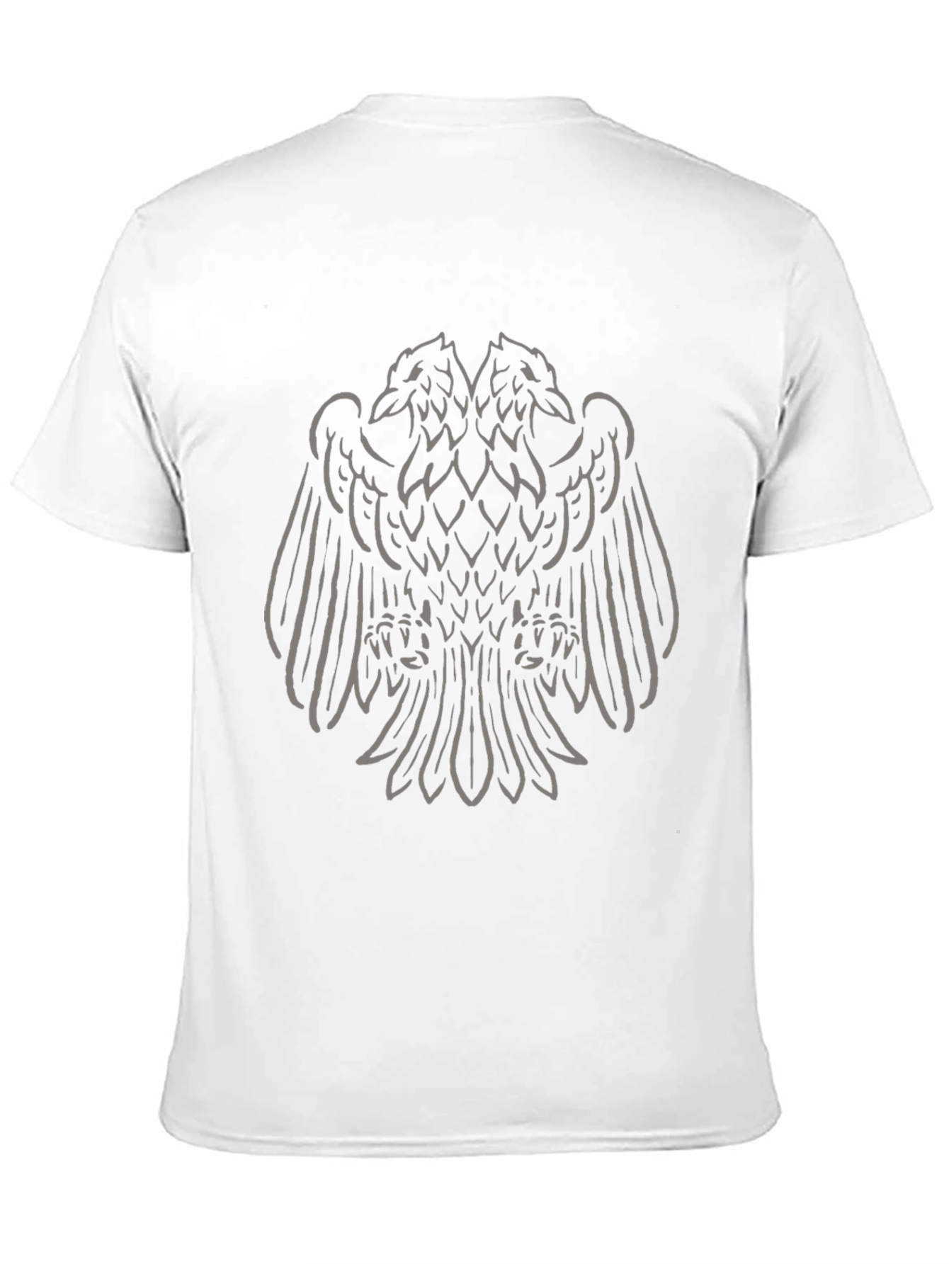 Black Black T-Shirt with Double-Headed Eagle Graphic view 11