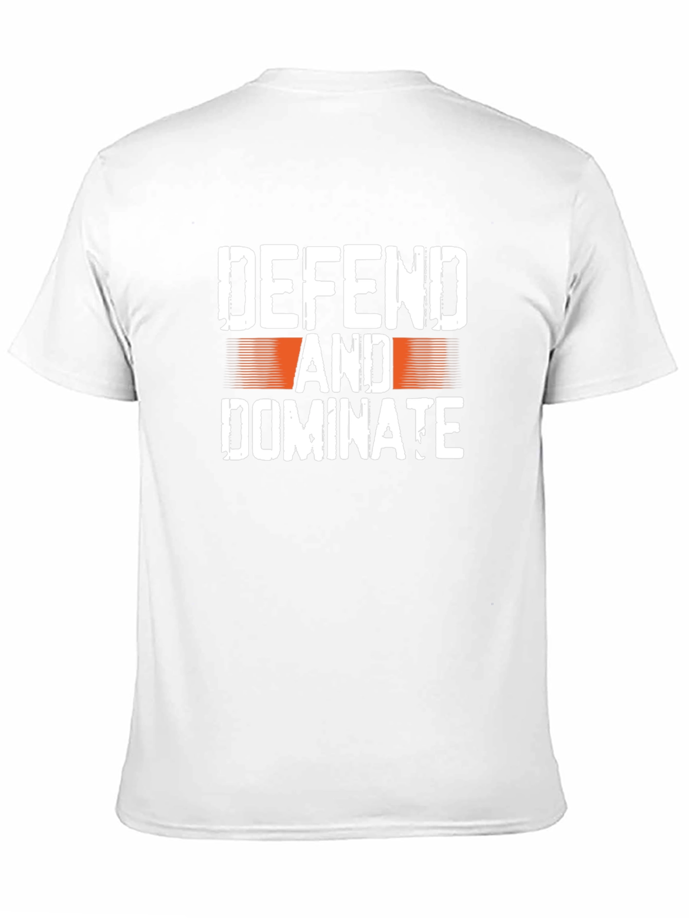 Black Defend and Dominate Graphic T-Shirt view 11
