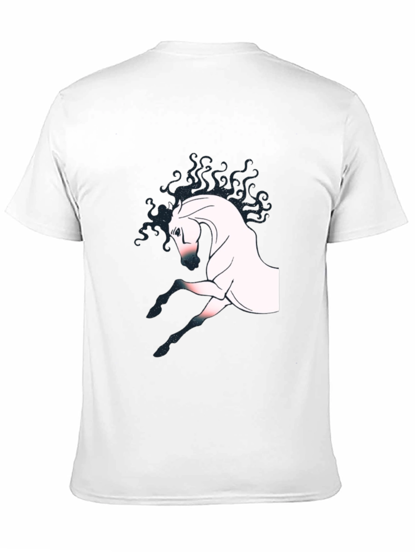 Black Black Horse Graphic Tee - Stylish Men's T-Shirt view 11