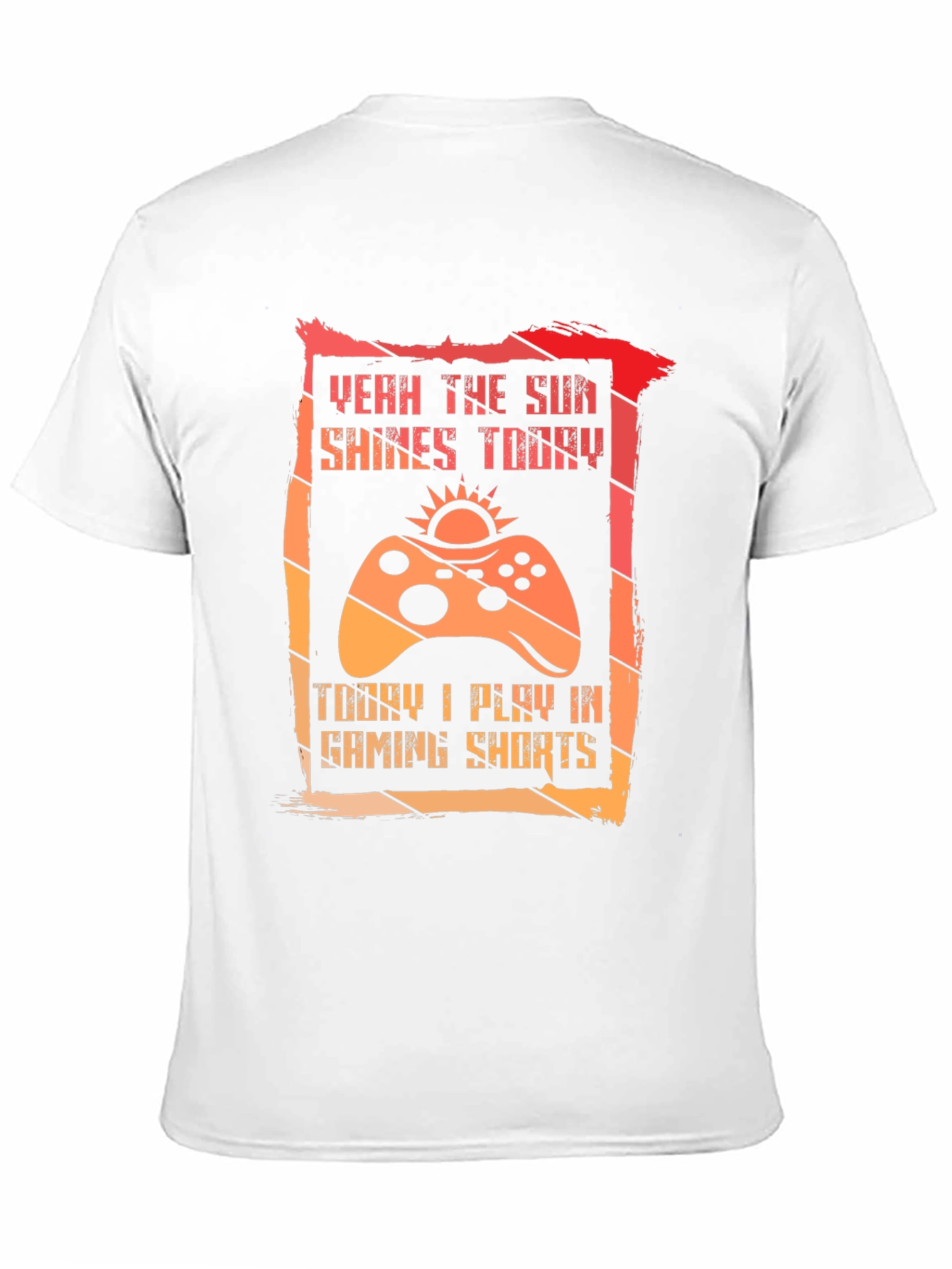 Black Gaming Shorts T-Shirt, Gamer Apparel view 11