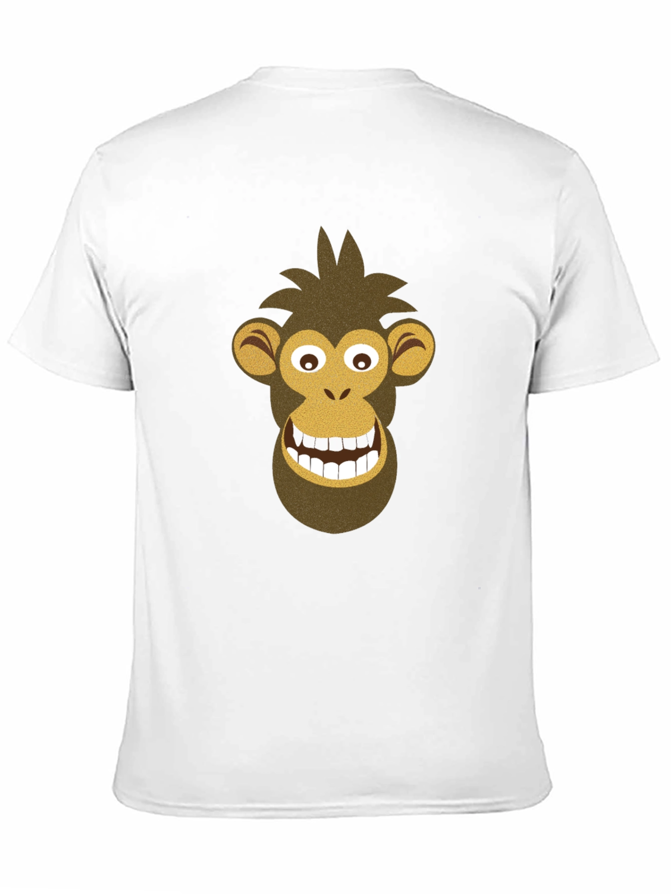 Black Funny Monkey Graphic Tee - Black Cotton Shirt view 11