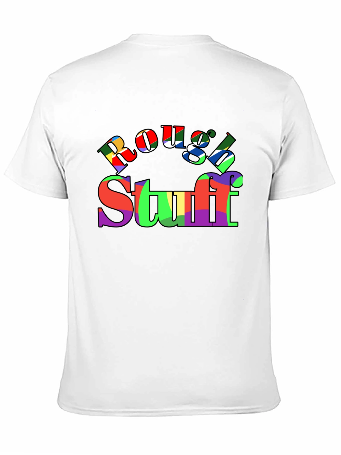 Black Rough & Stuff Colorful Graphic T-Shirt view 11