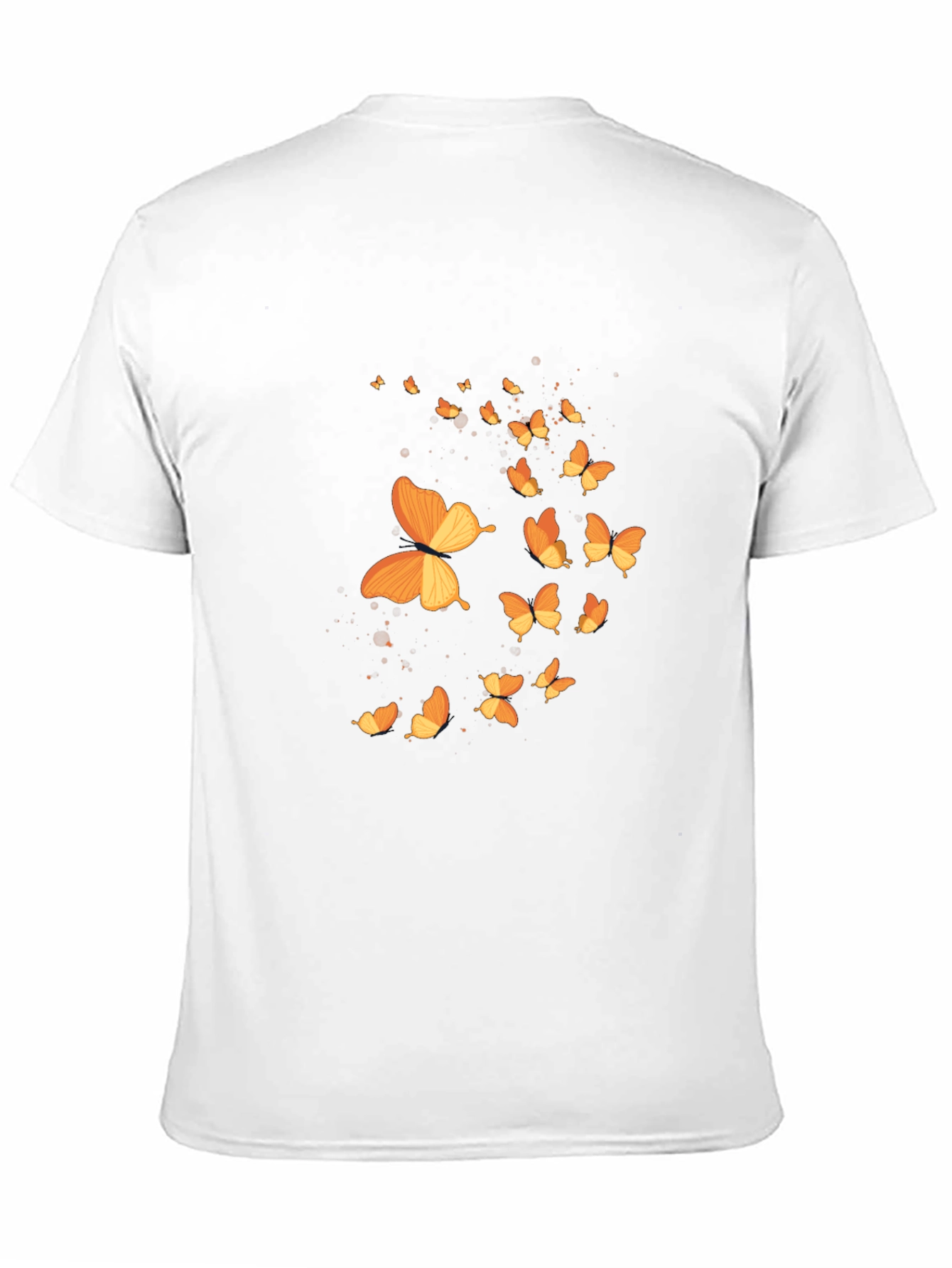 Black Butterfly Graphic Black T-Shirt view 11