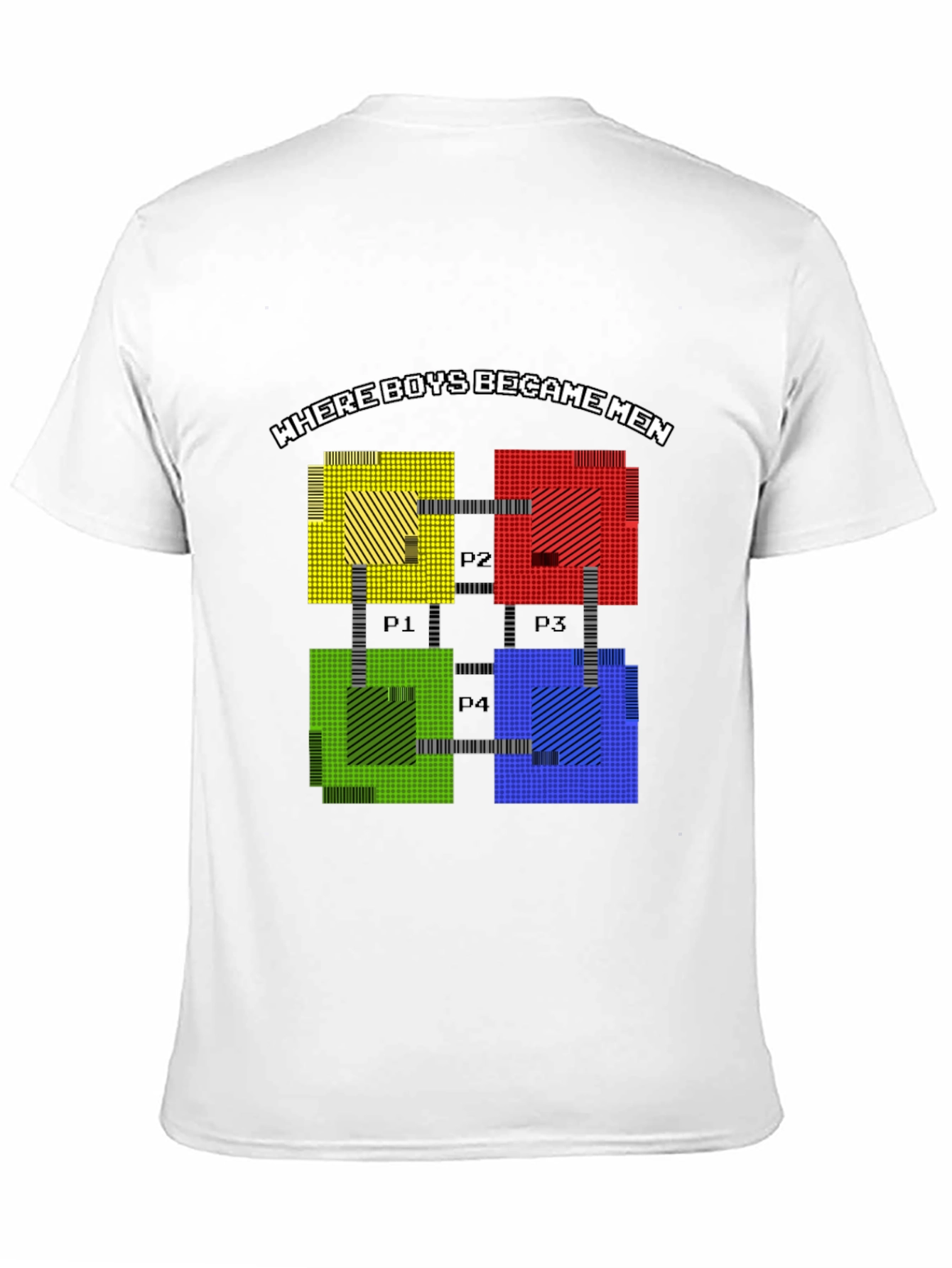 Black Retro Gaming Tee: Where Boys Became Men view 11