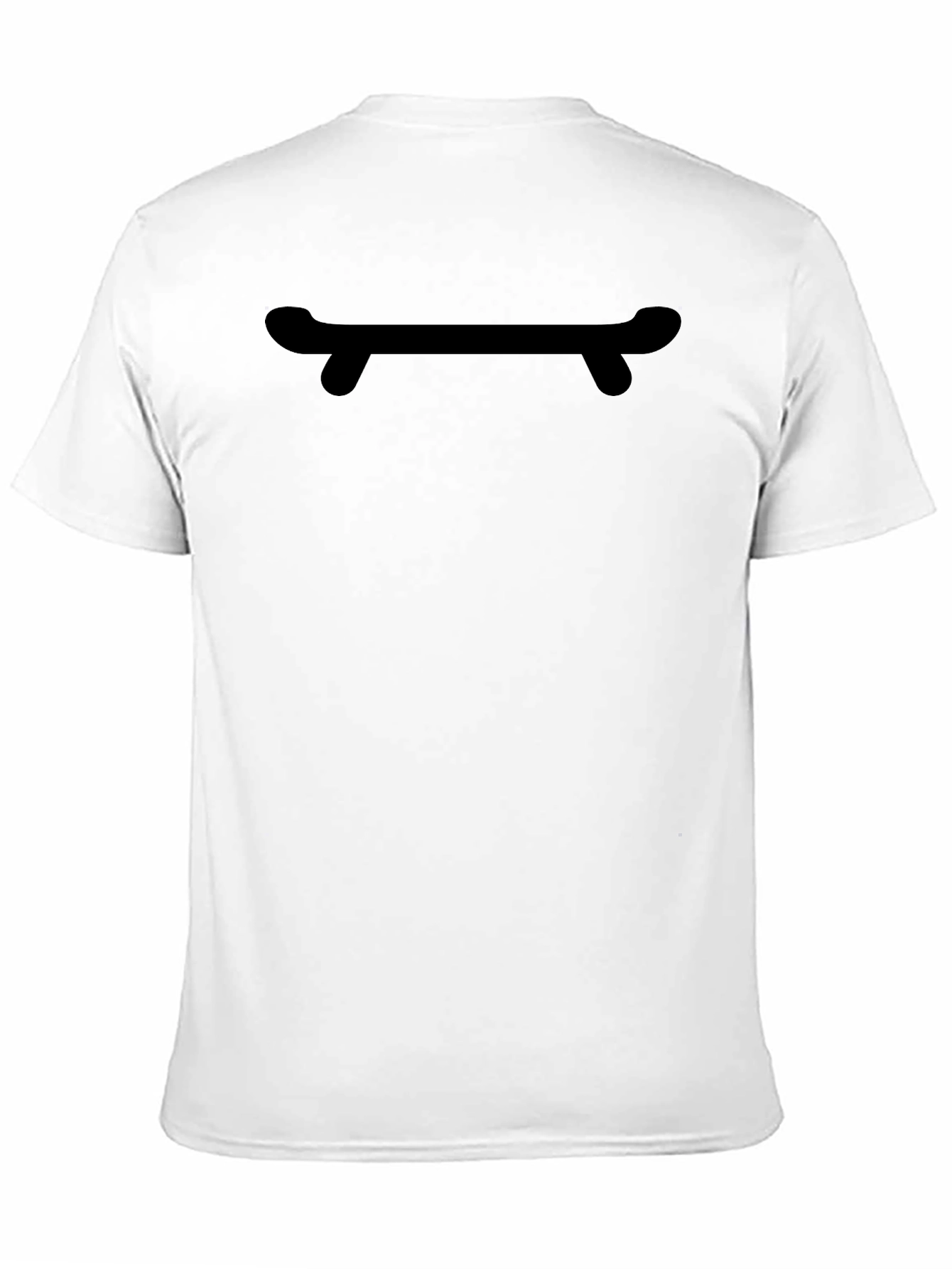 Black Skateboard Silhouette Black T-Shirt view 11