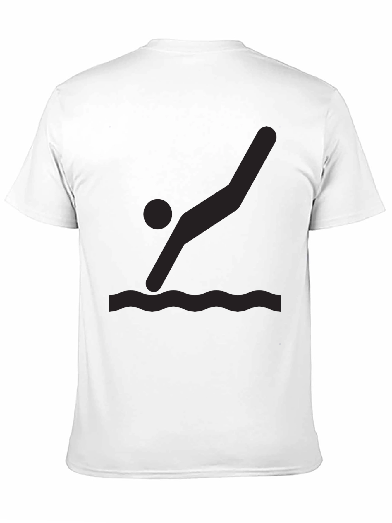 Diver Graphic Tee - Men's Black T-Shirt - 11