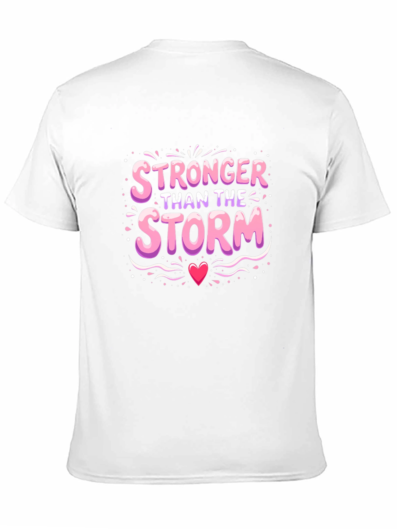 Black Stronger Than The Storm T-Shirt view 11