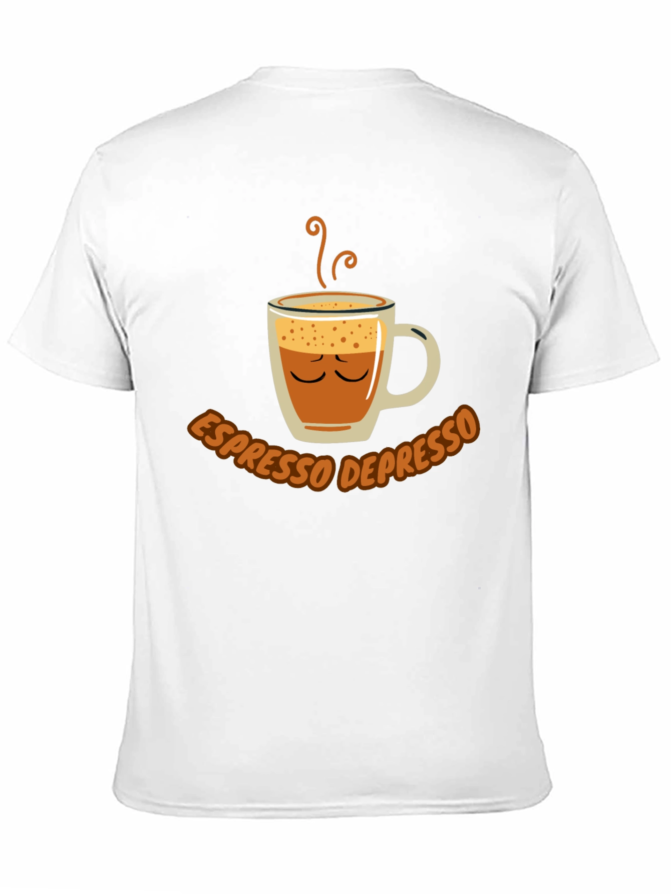Black Espresso Depresso Funny Coffee T-Shirt view 11