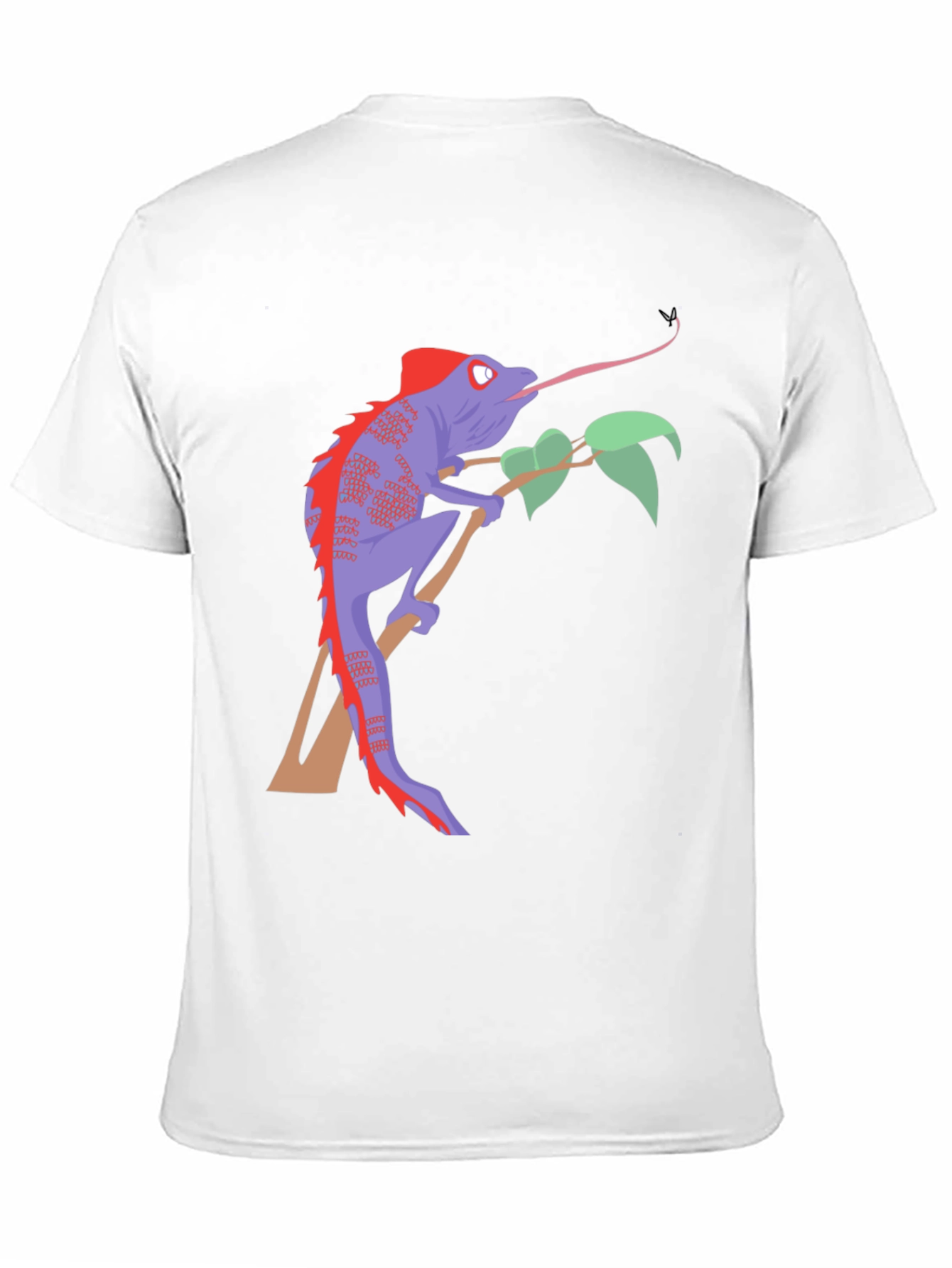 Black Chameleon Graphic Tee - Men's Black T-Shirt view 11